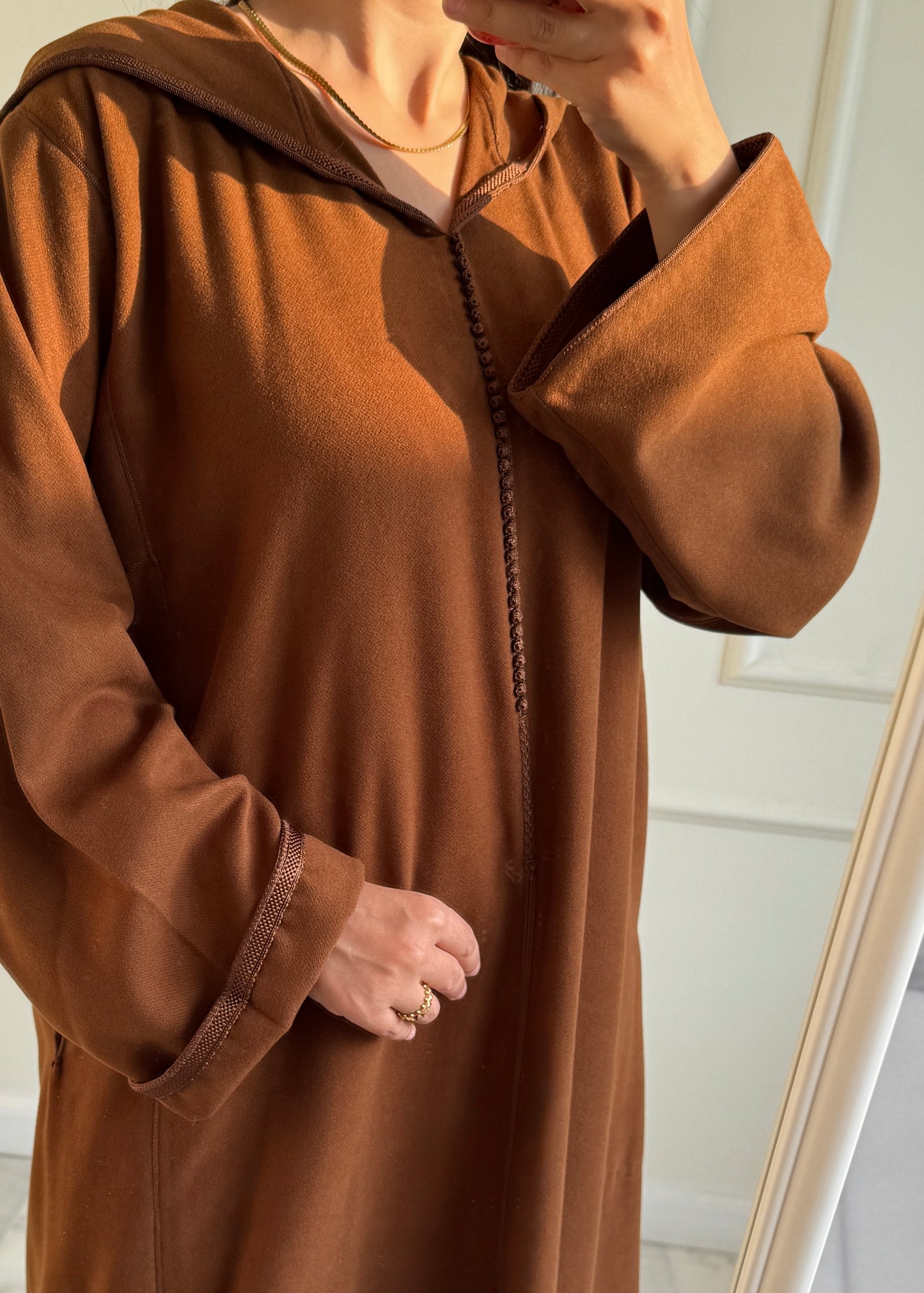 Jellaba classique en cachemire