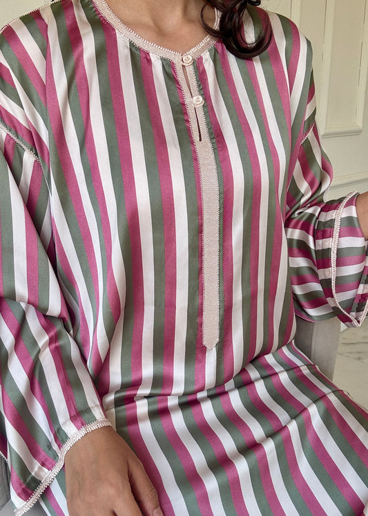 Caftan en soie