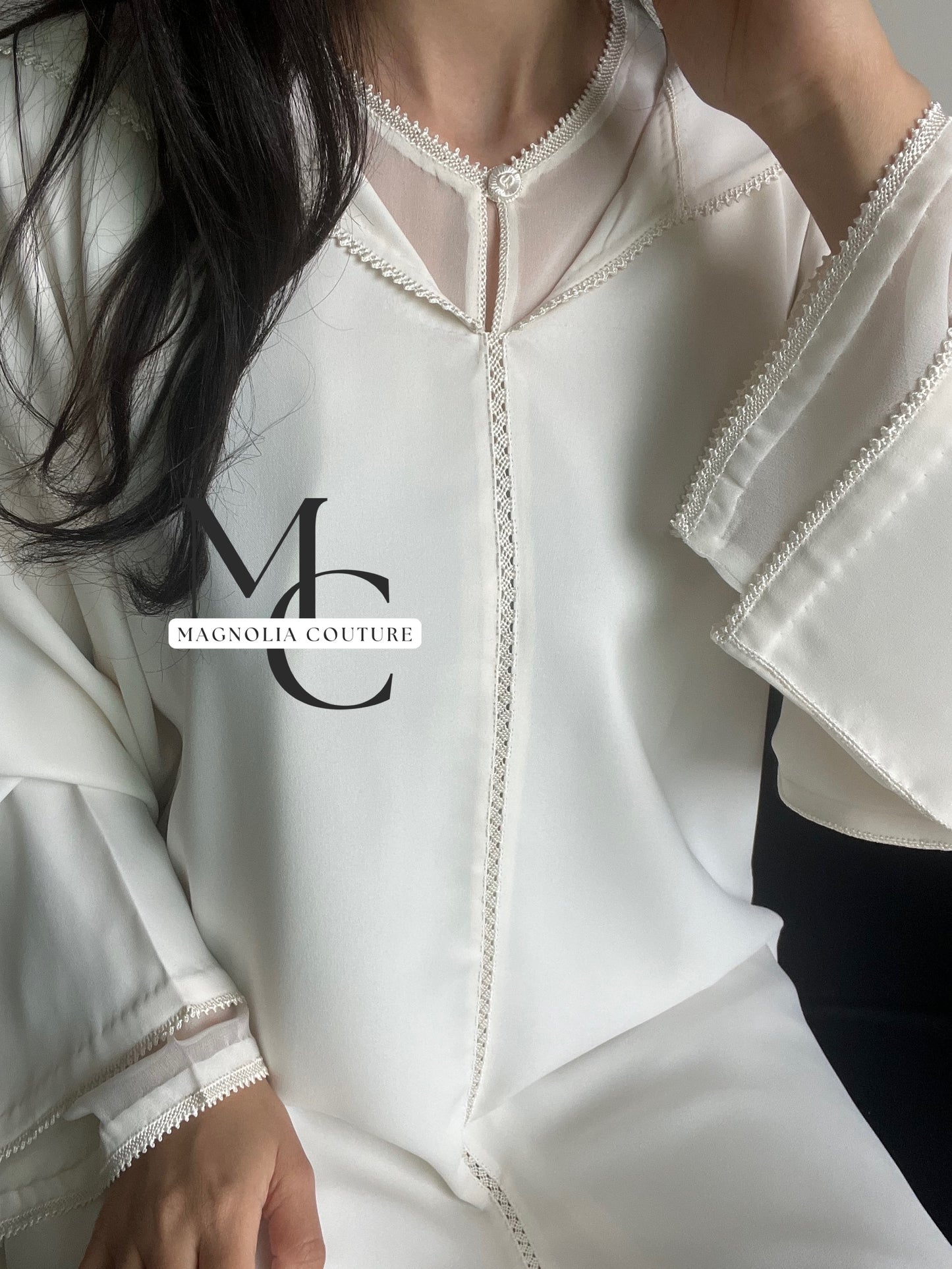 Jellaba Chams ~ blanche