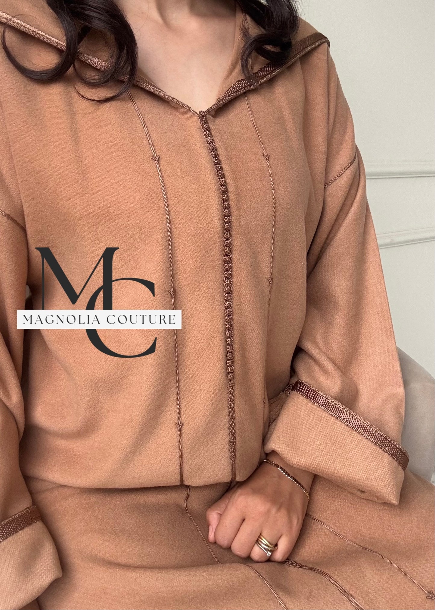 Jellaba classique en cachemire