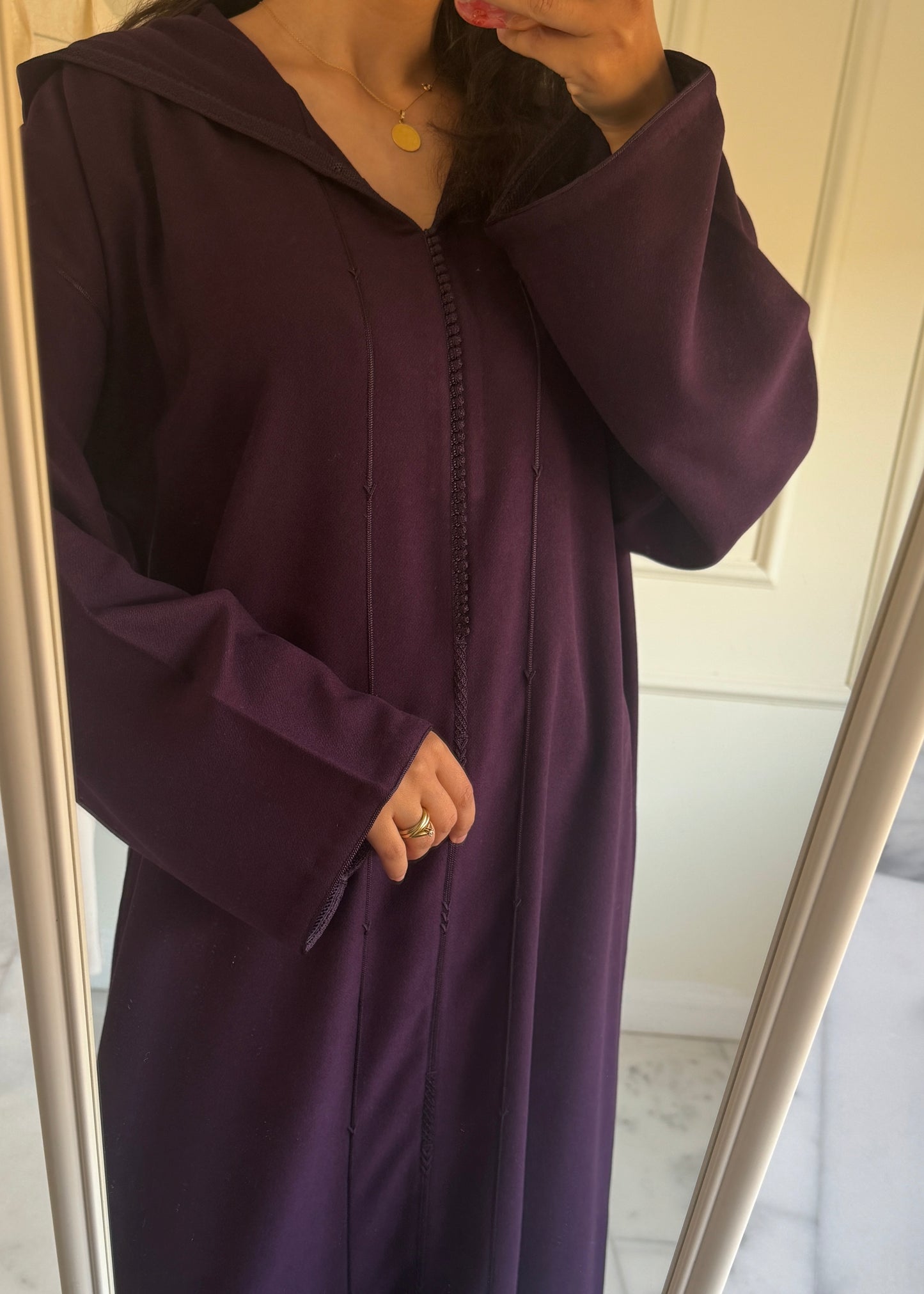 Jellaba classique en cachemire