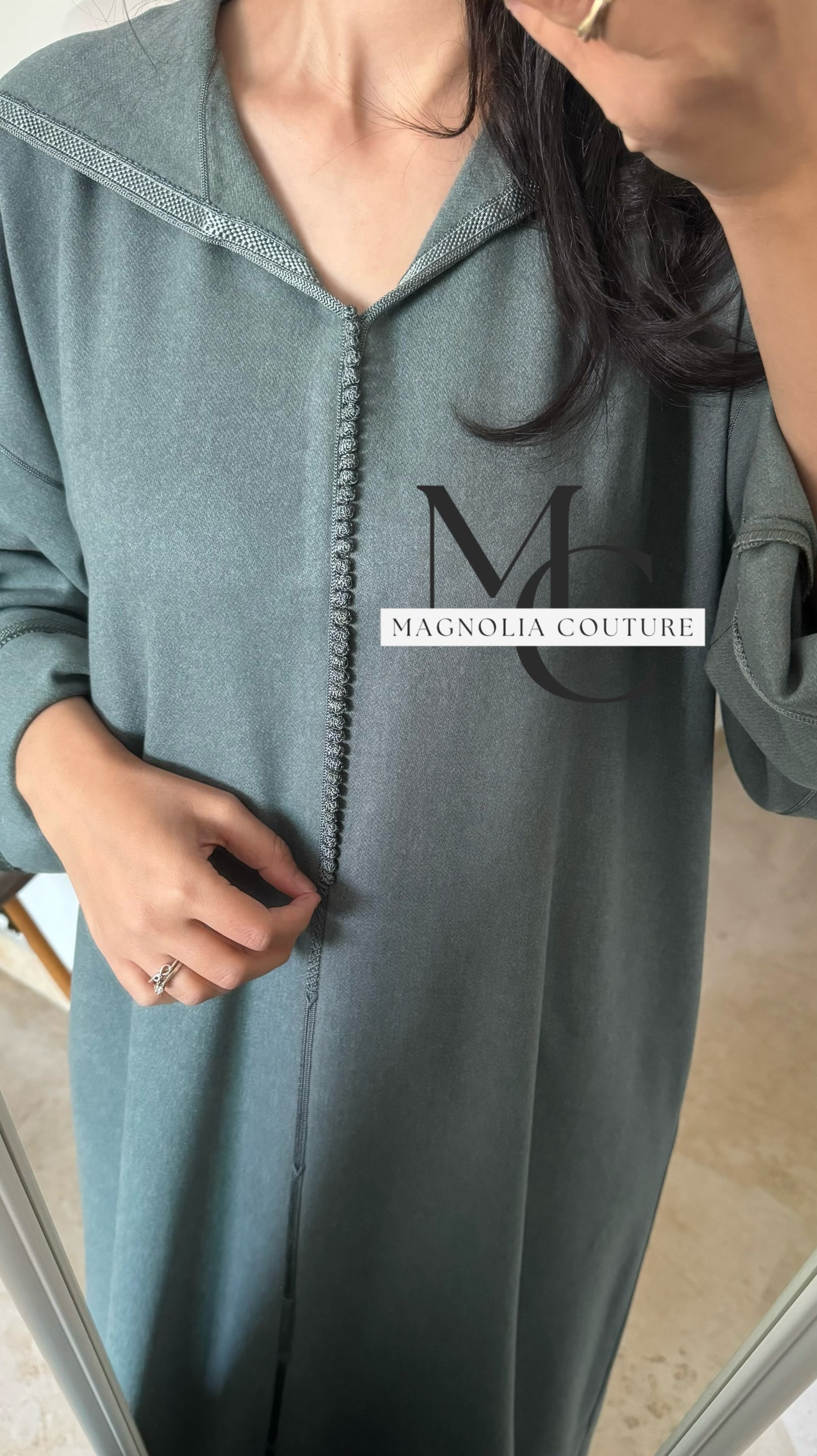 Jellaba classique en cachemire