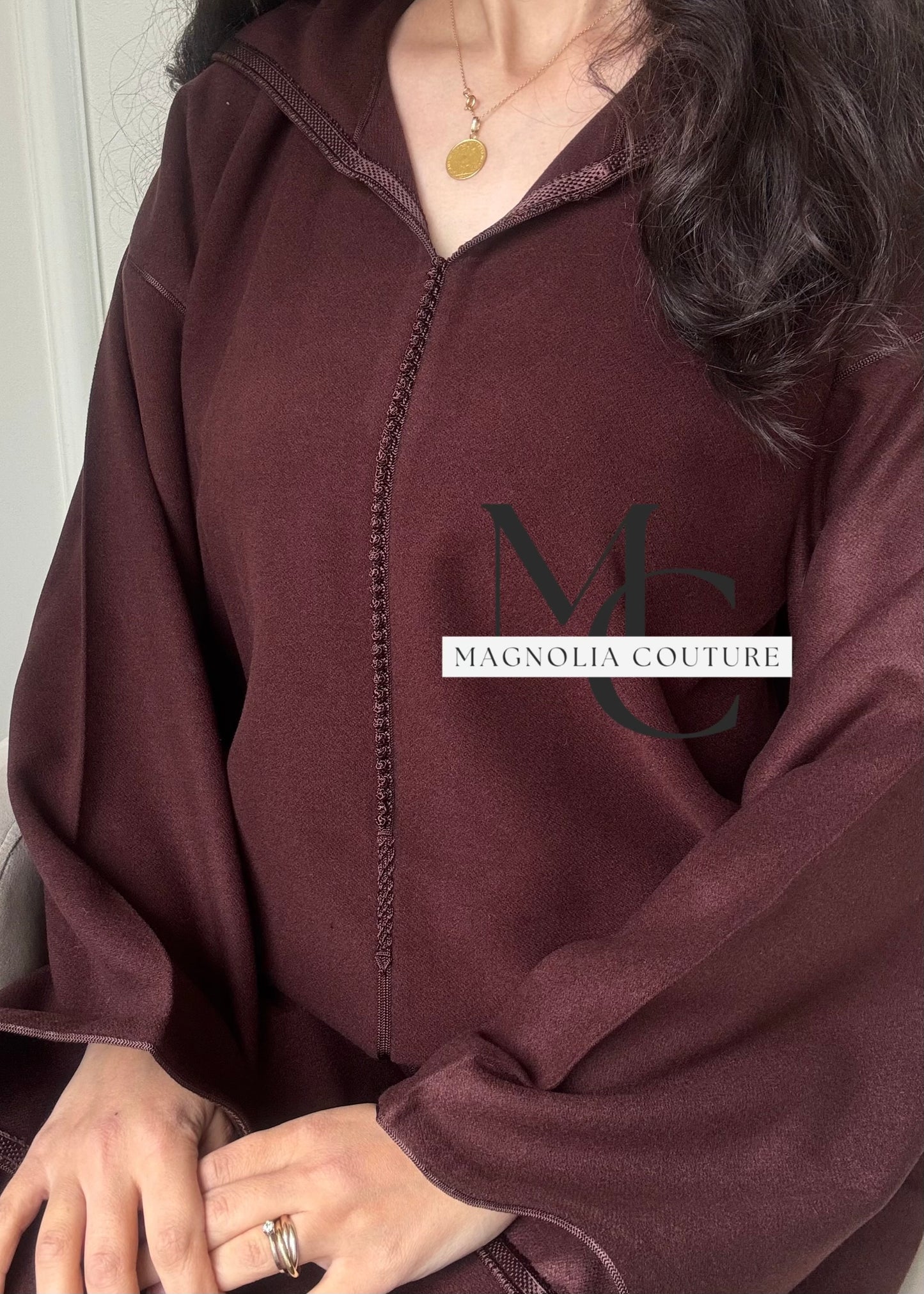 Jellaba classique en cachemire