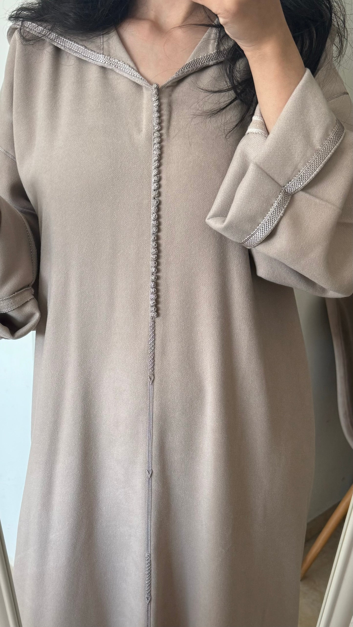 Jellaba classique en cachemire