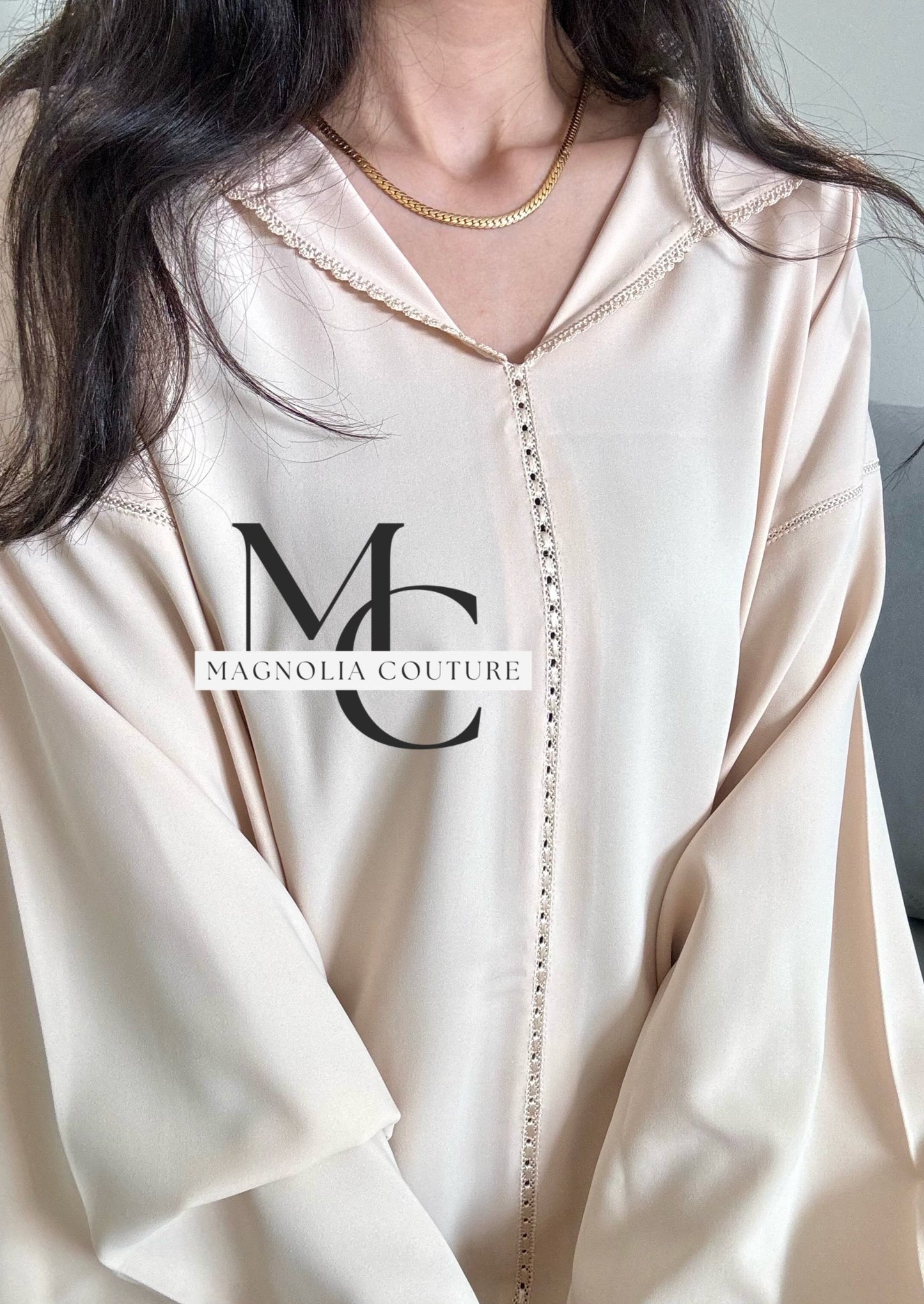 Jellaba gourmette ~ Beige