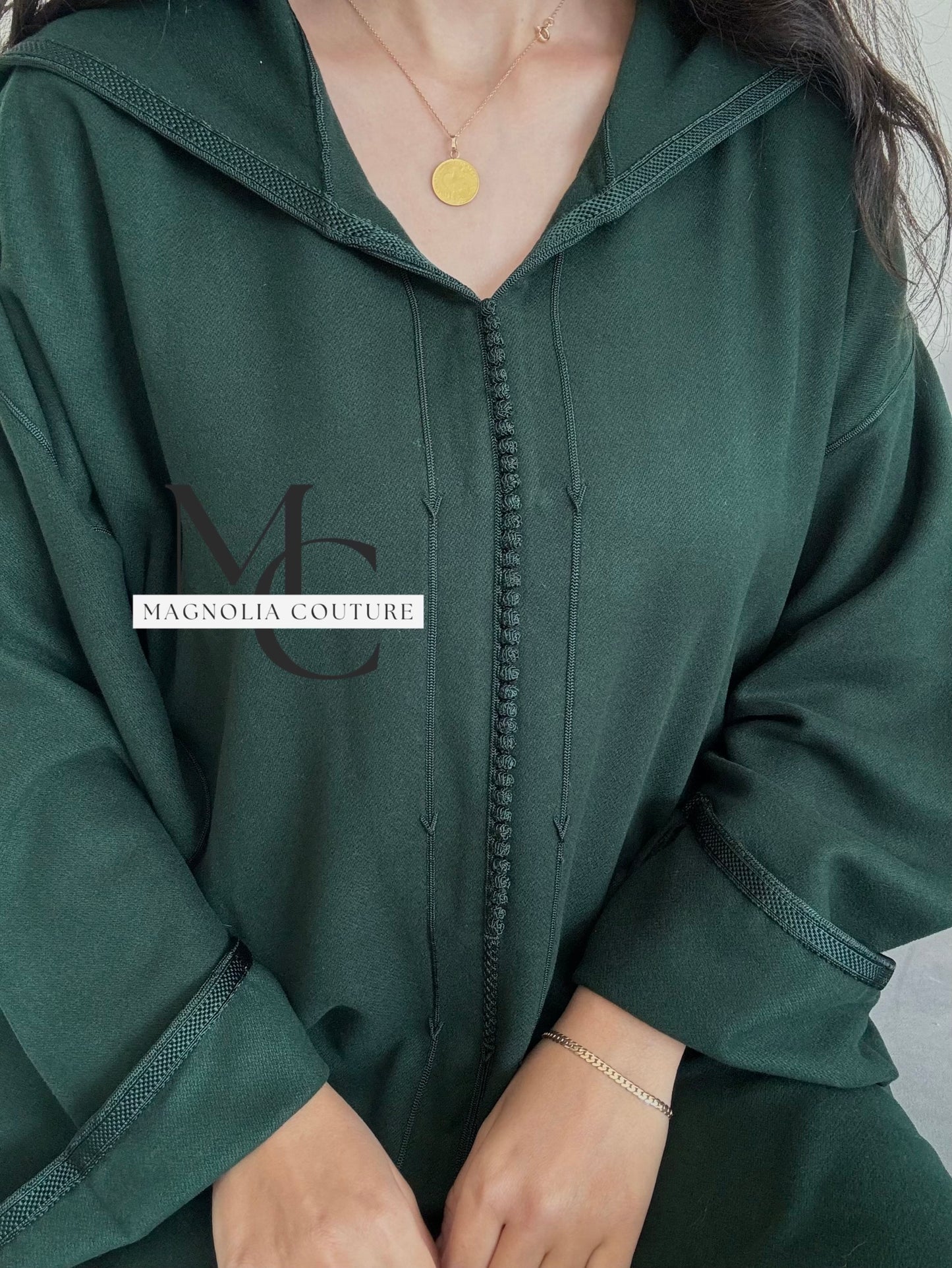 Jellaba classique en cachemire