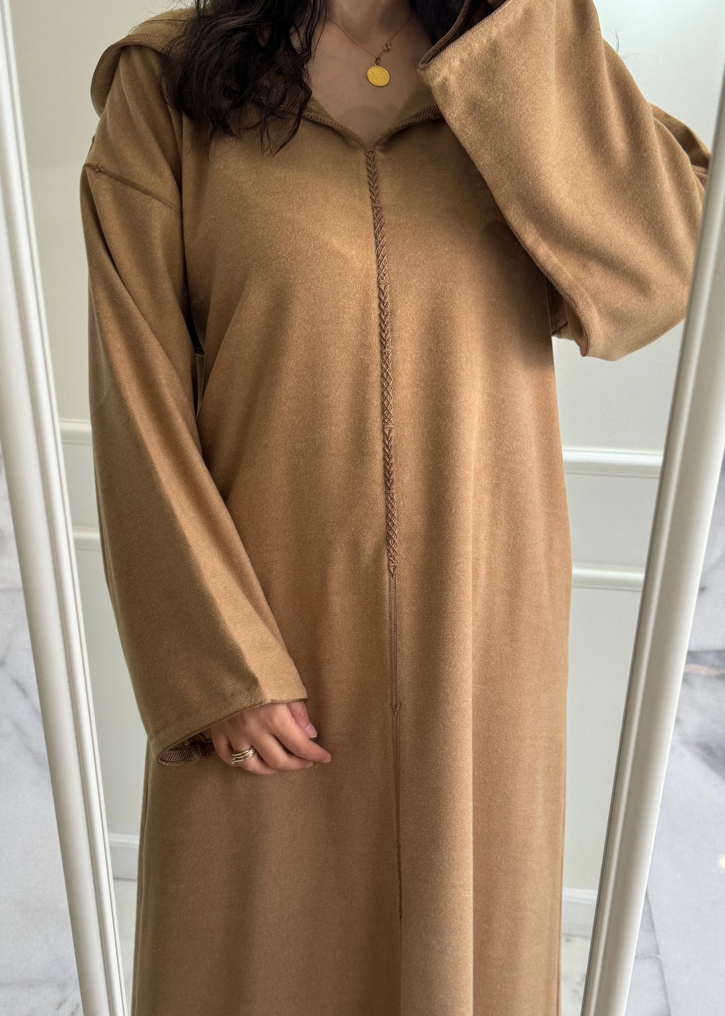 Jellaba classique en cachemire