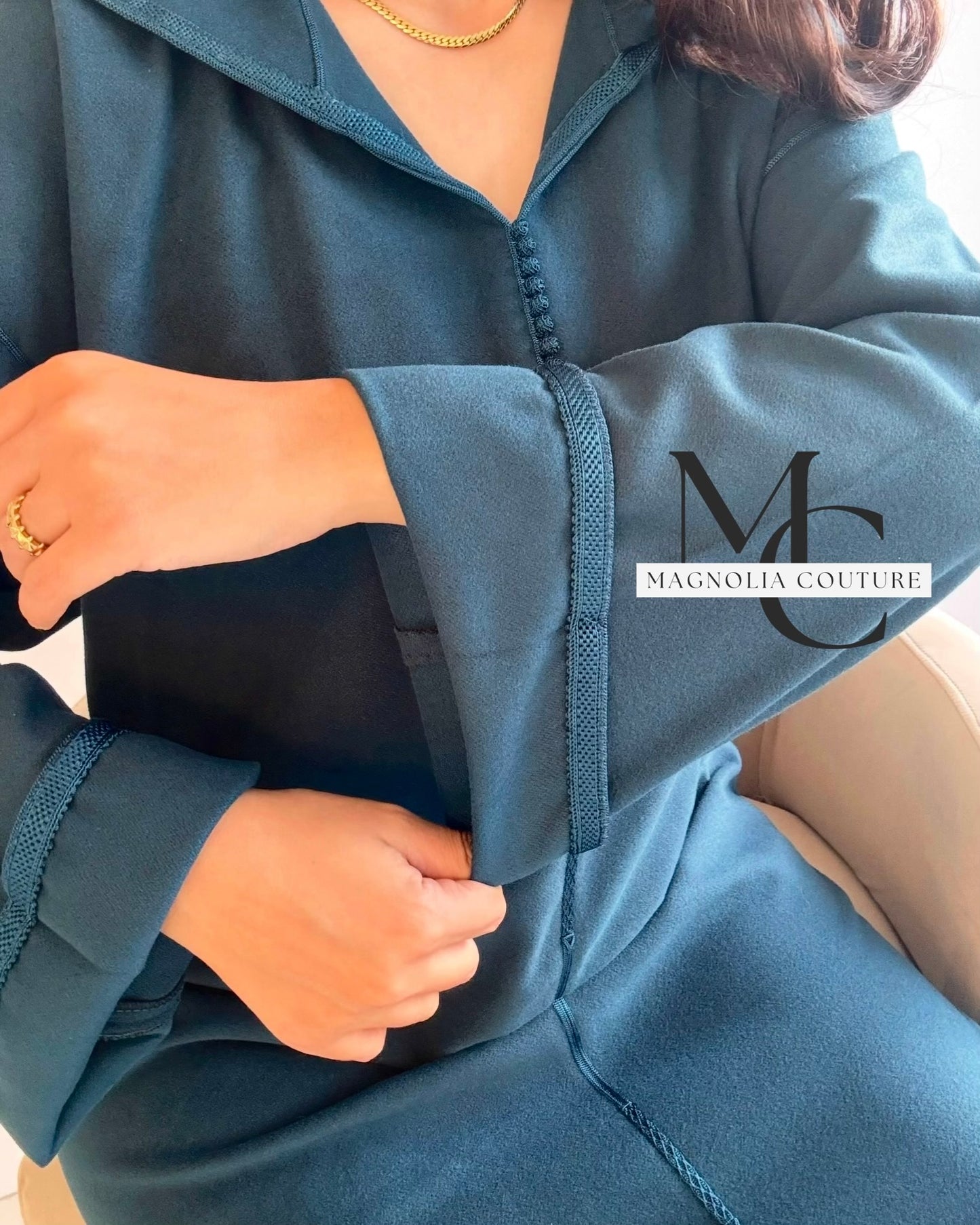 Jellaba classique en cachemire