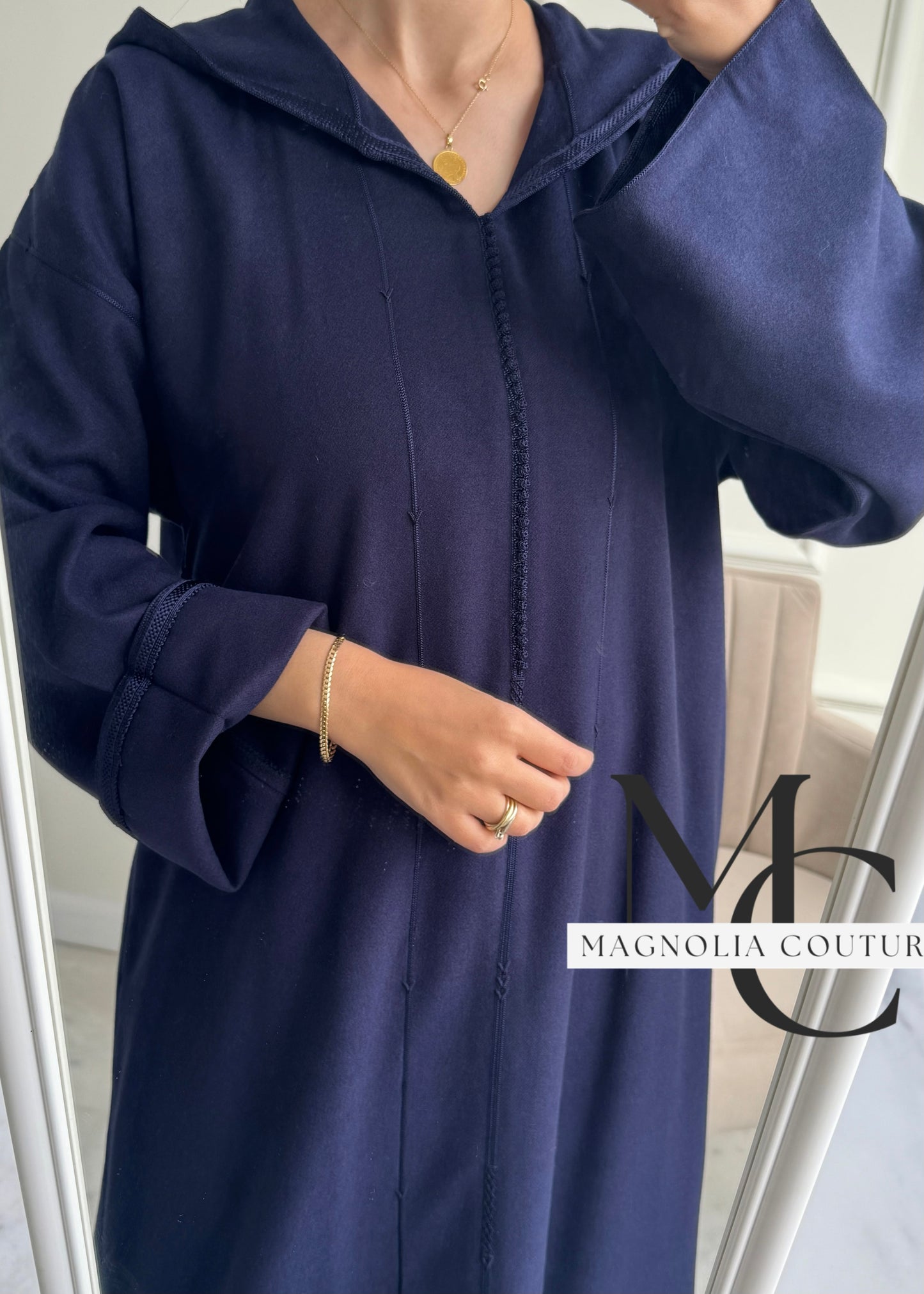 Jellaba classique en cachemire