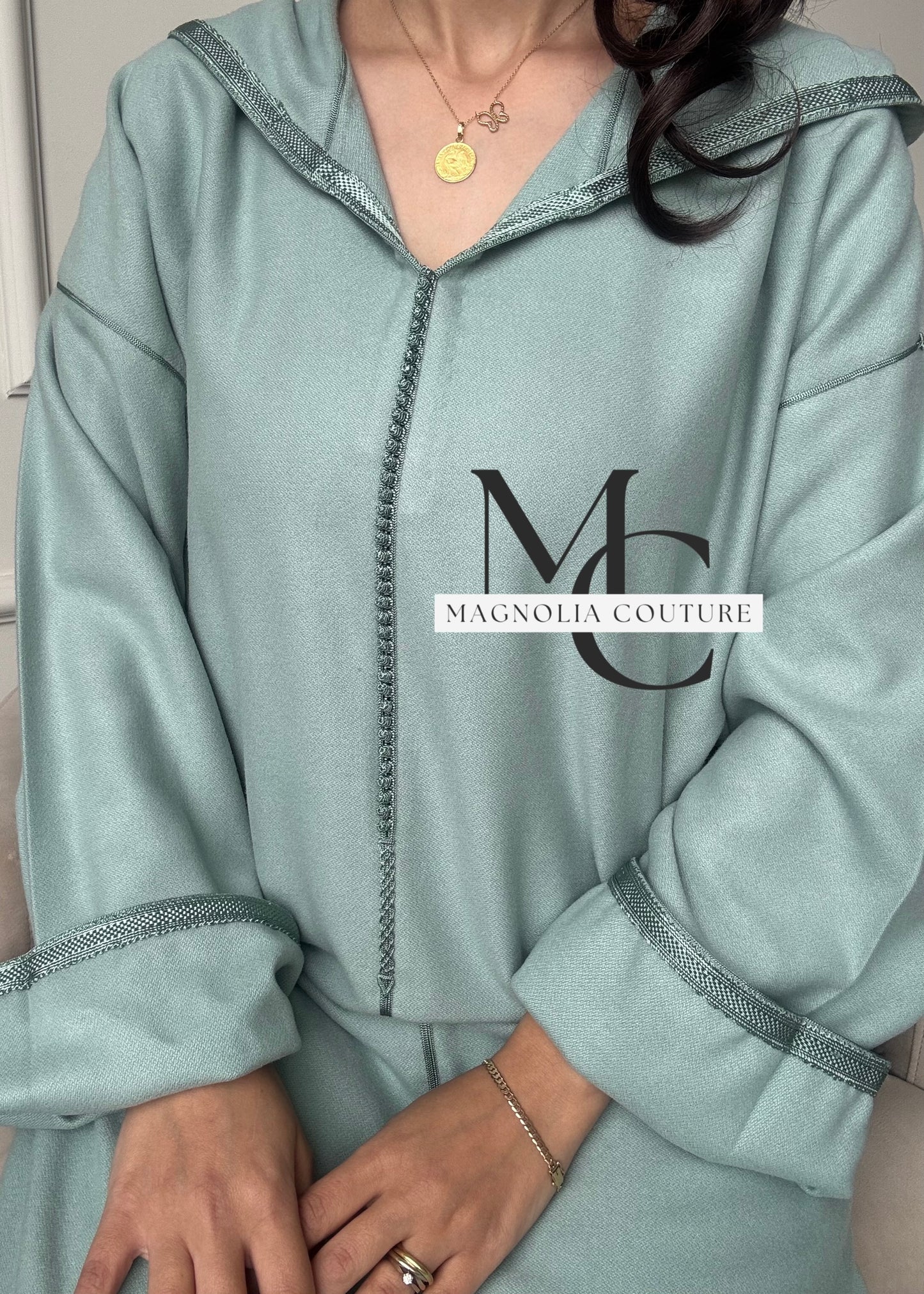 Jellaba classique en cachemire