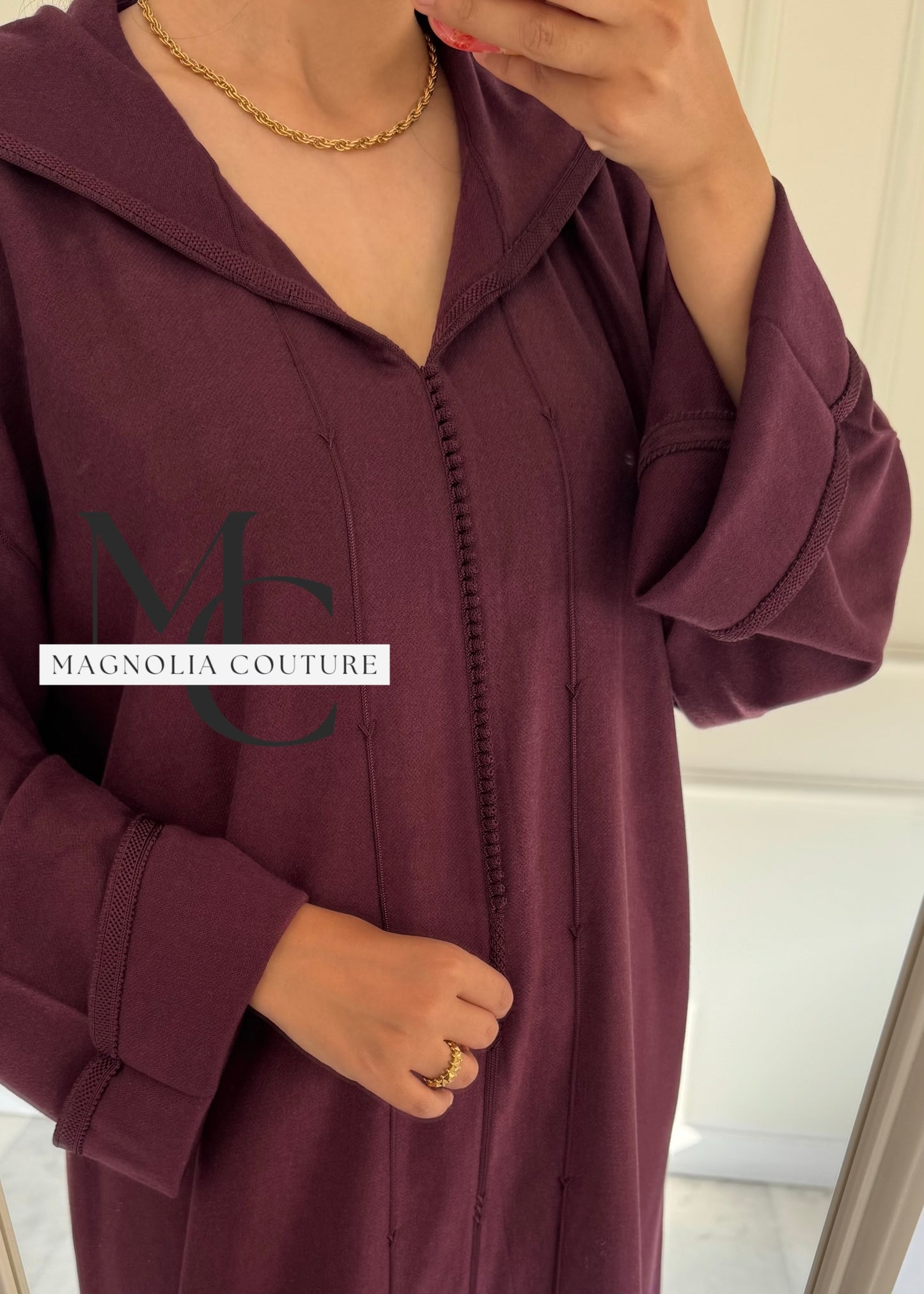 Jellaba classique en cachemire