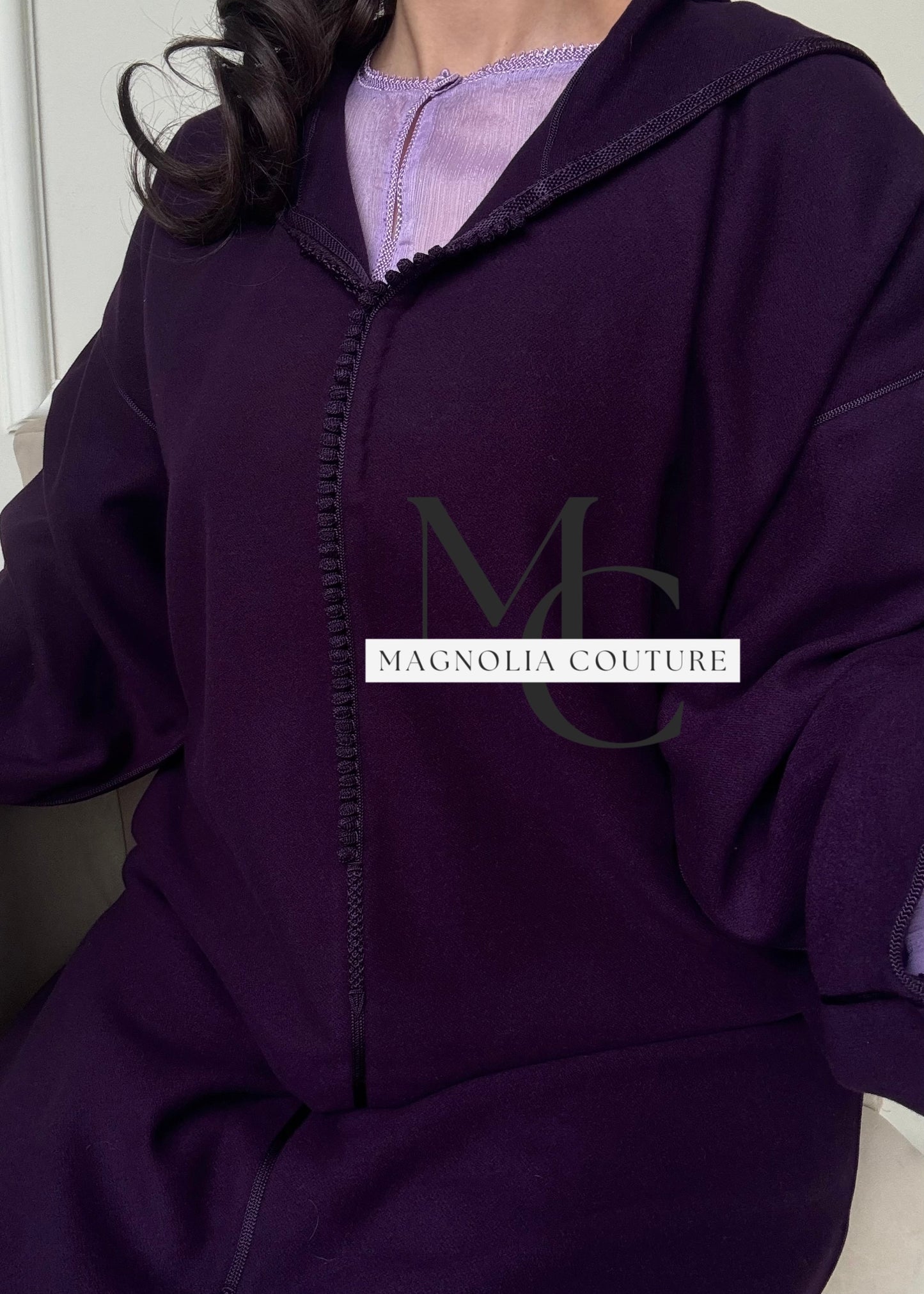 Jellaba classique en cachemire