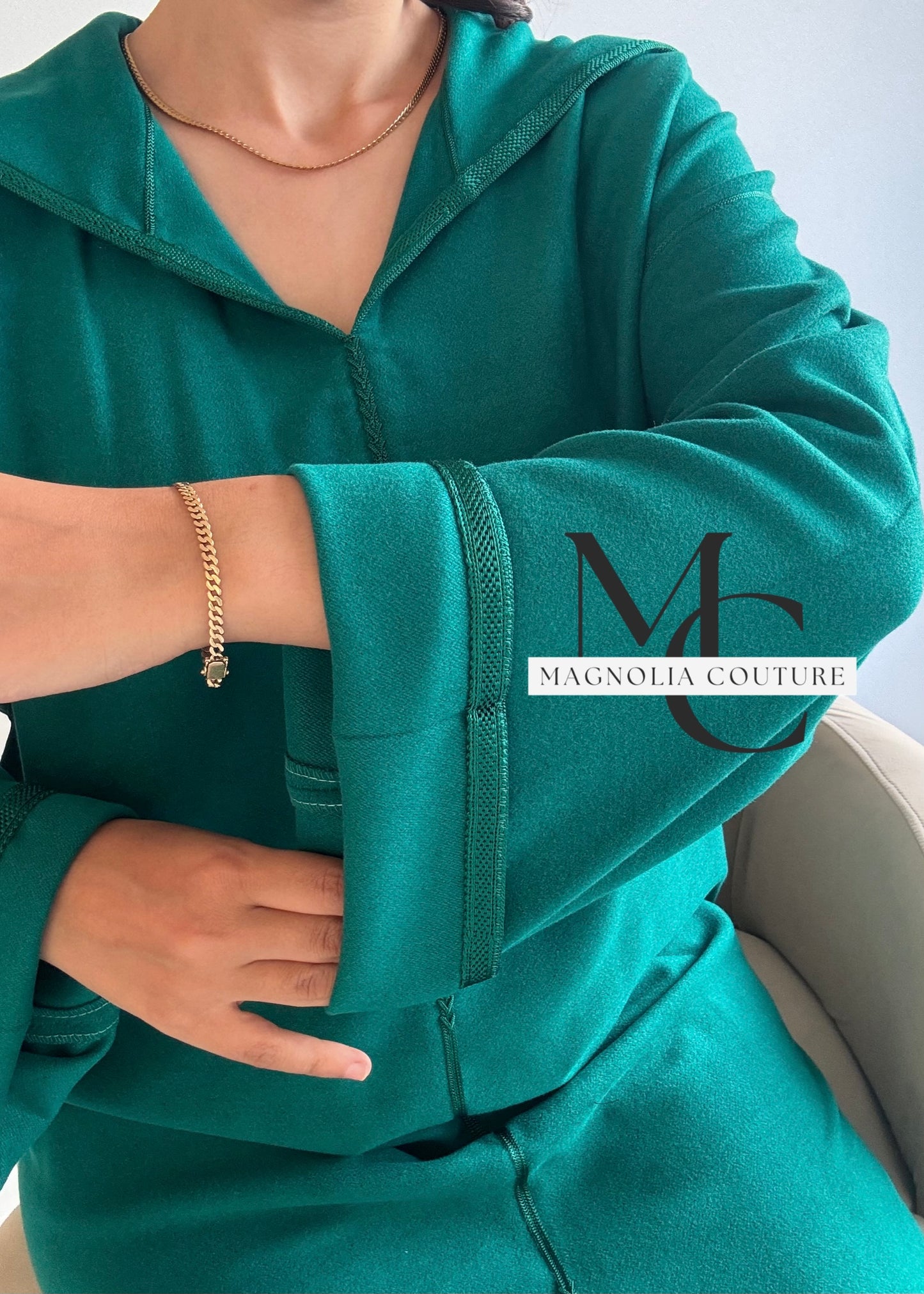 Jellaba classique en cachemire