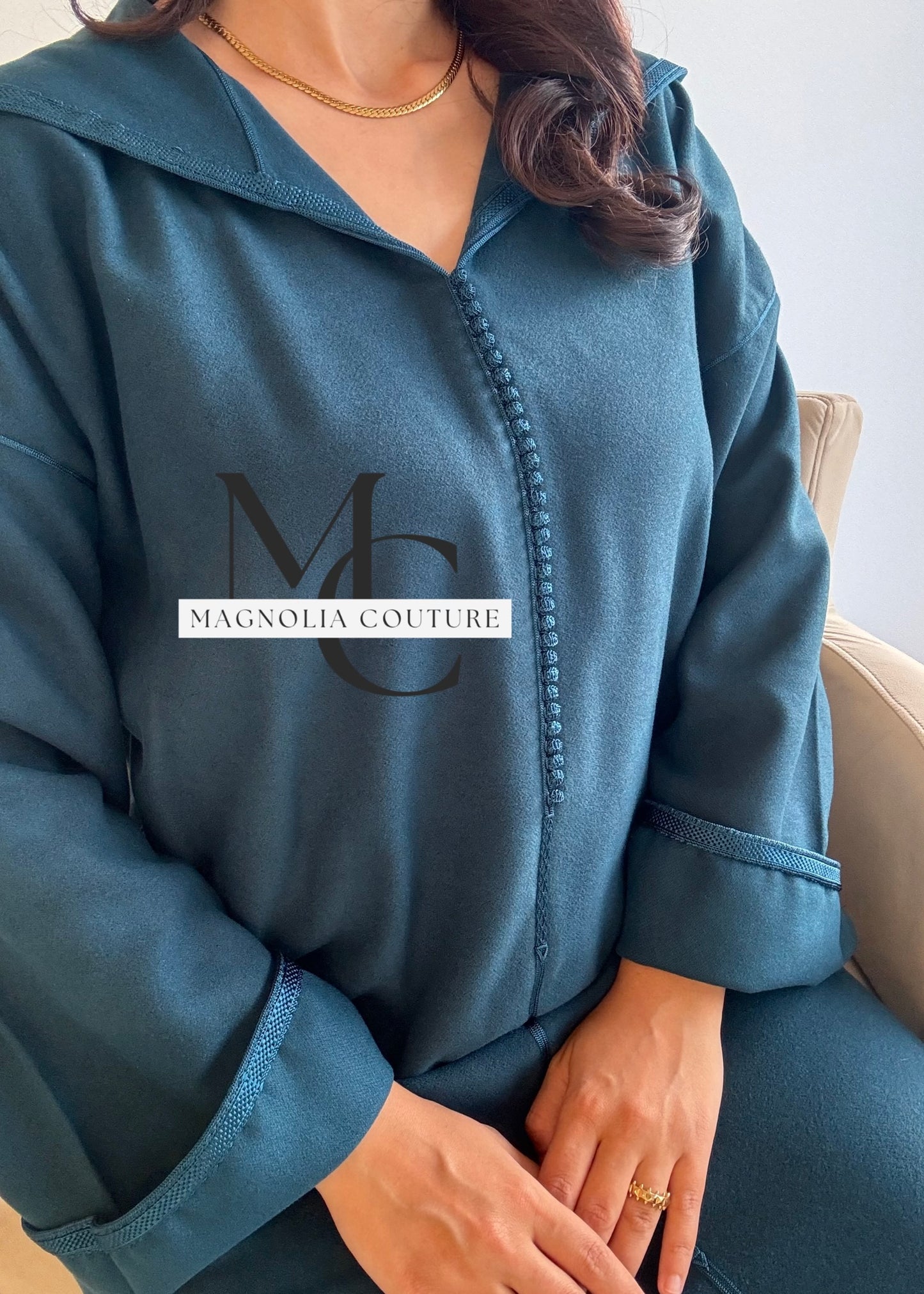 Jellaba classique en cachemire