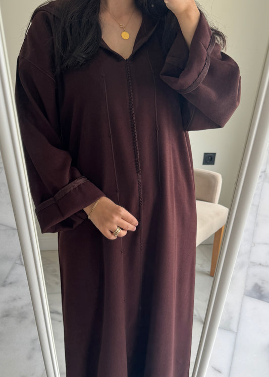 Jellaba classique en cachemire