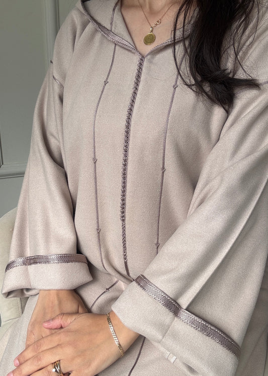 Jellaba classique en cachemire