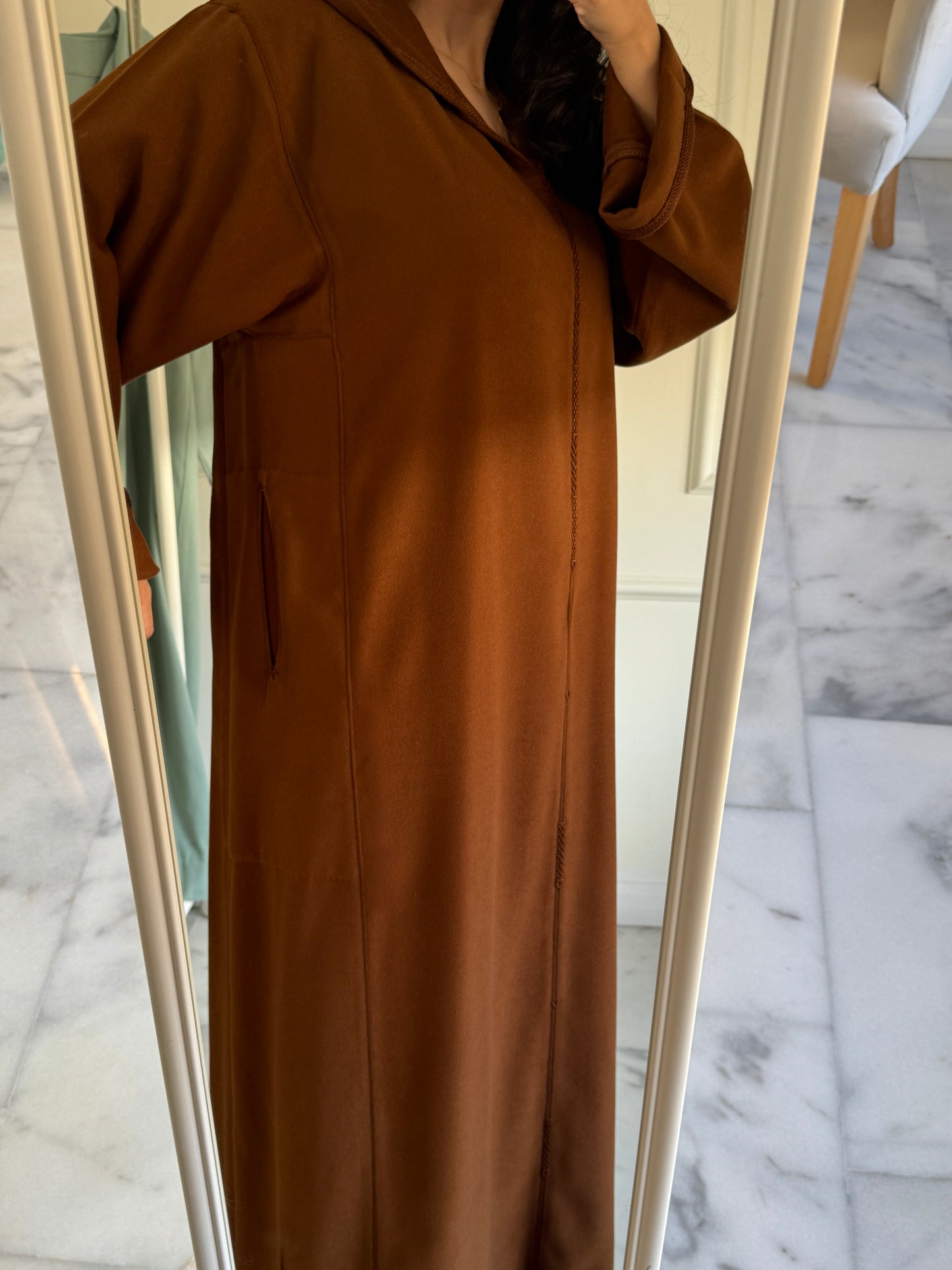 Jellaba classique en cachemire