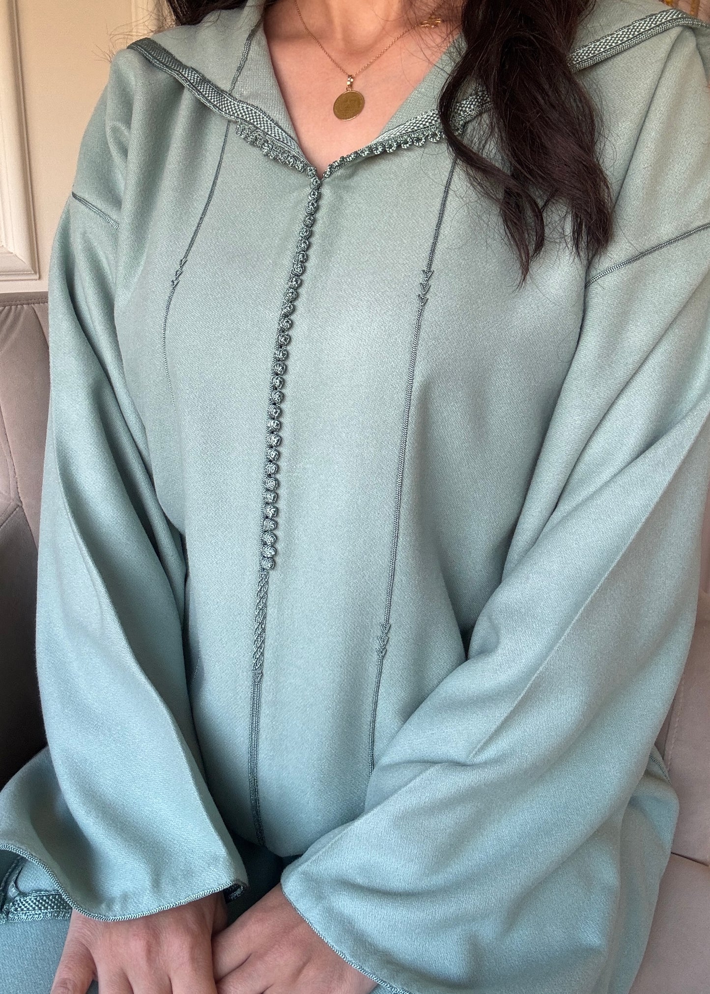 Jellaba classique en cachemire