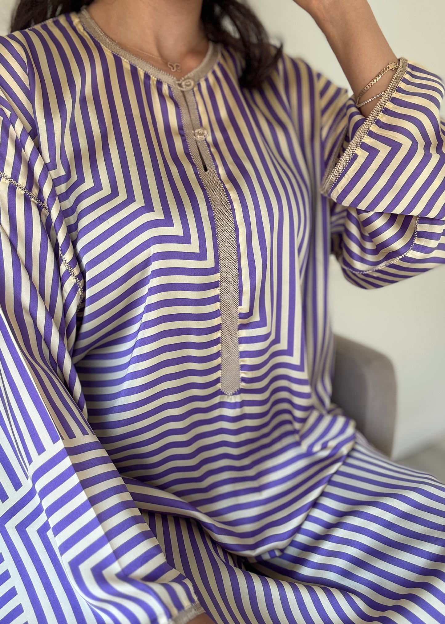 Caftan en soie