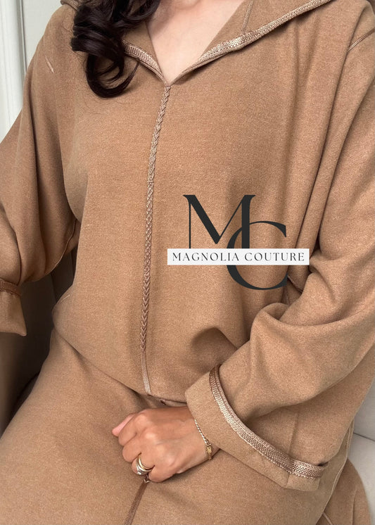 Jellaba classique en cachemire