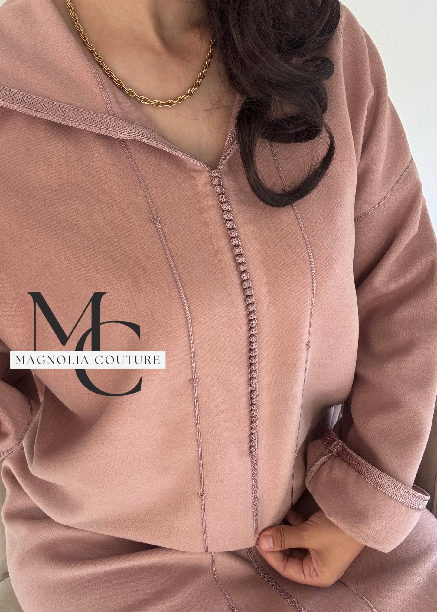 Jellaba classique en cachemire