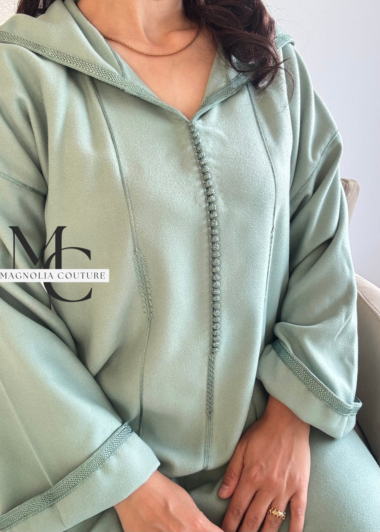 Jellaba classique en cachemire