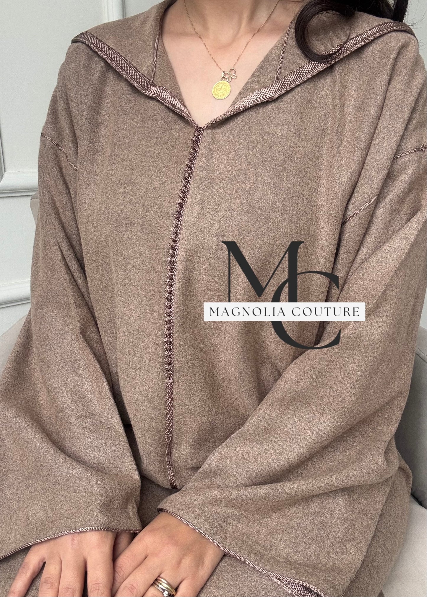 Jellaba classique en cachemire