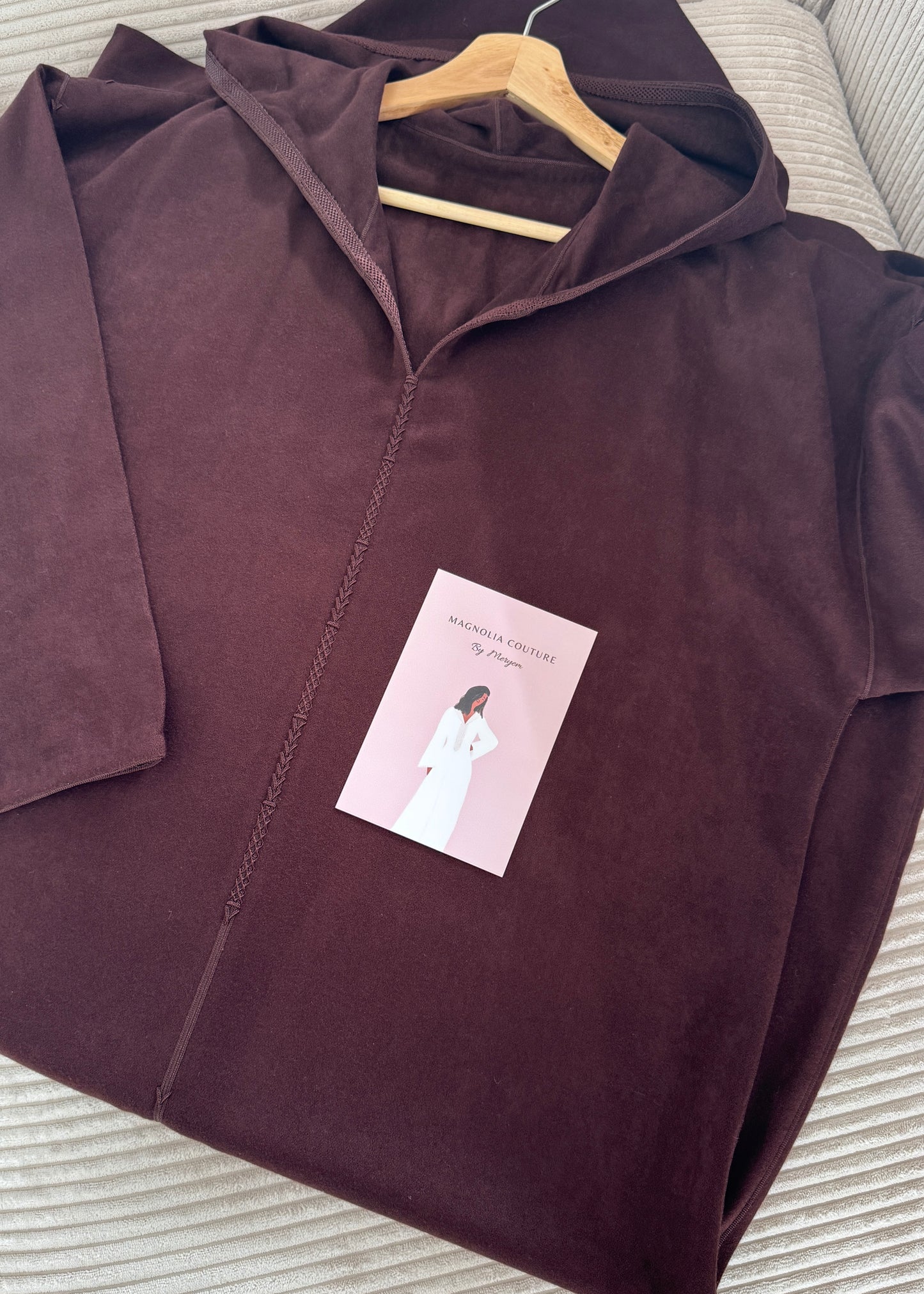 Jellaba classique en cachemire