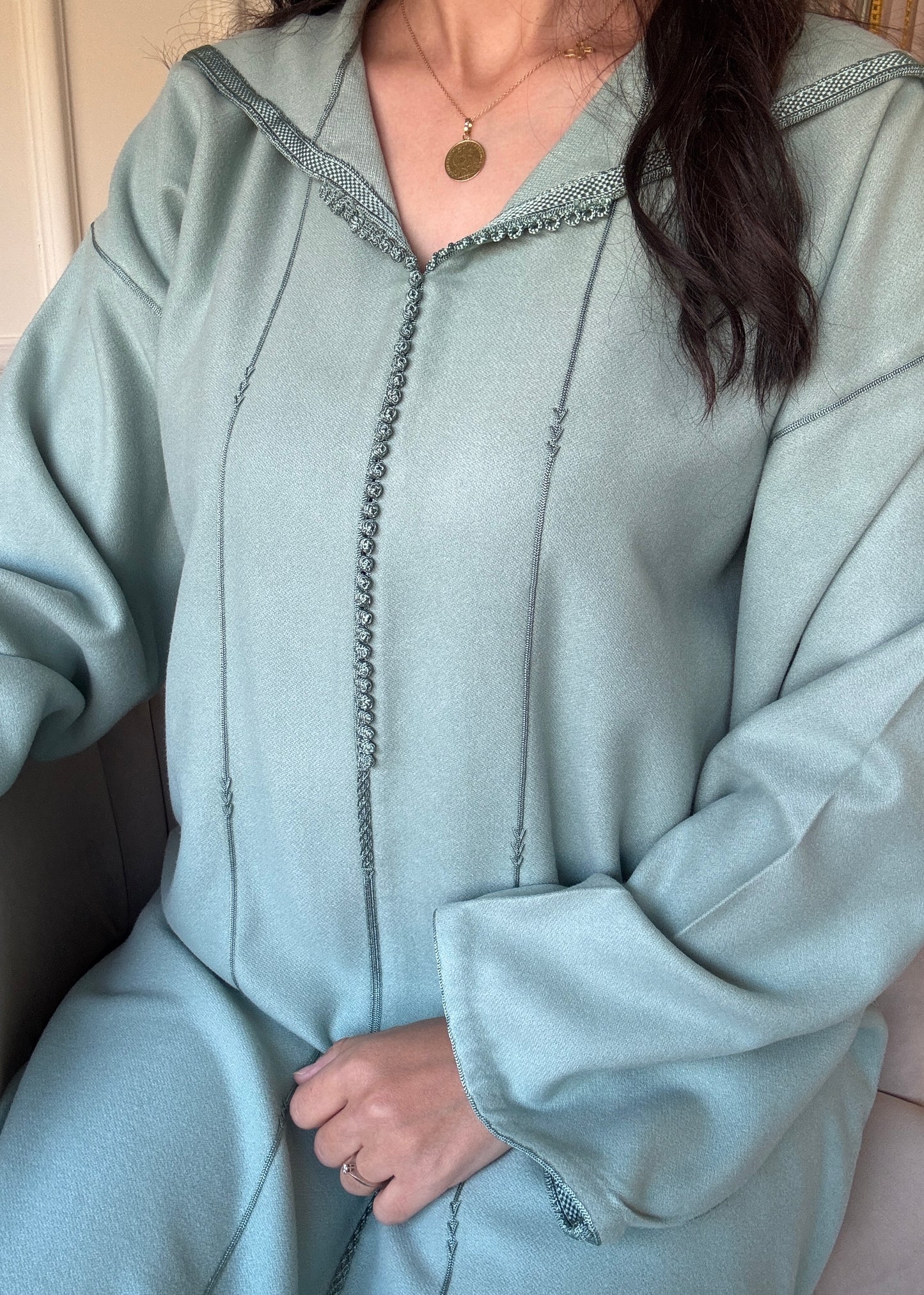 Jellaba classique en cachemire