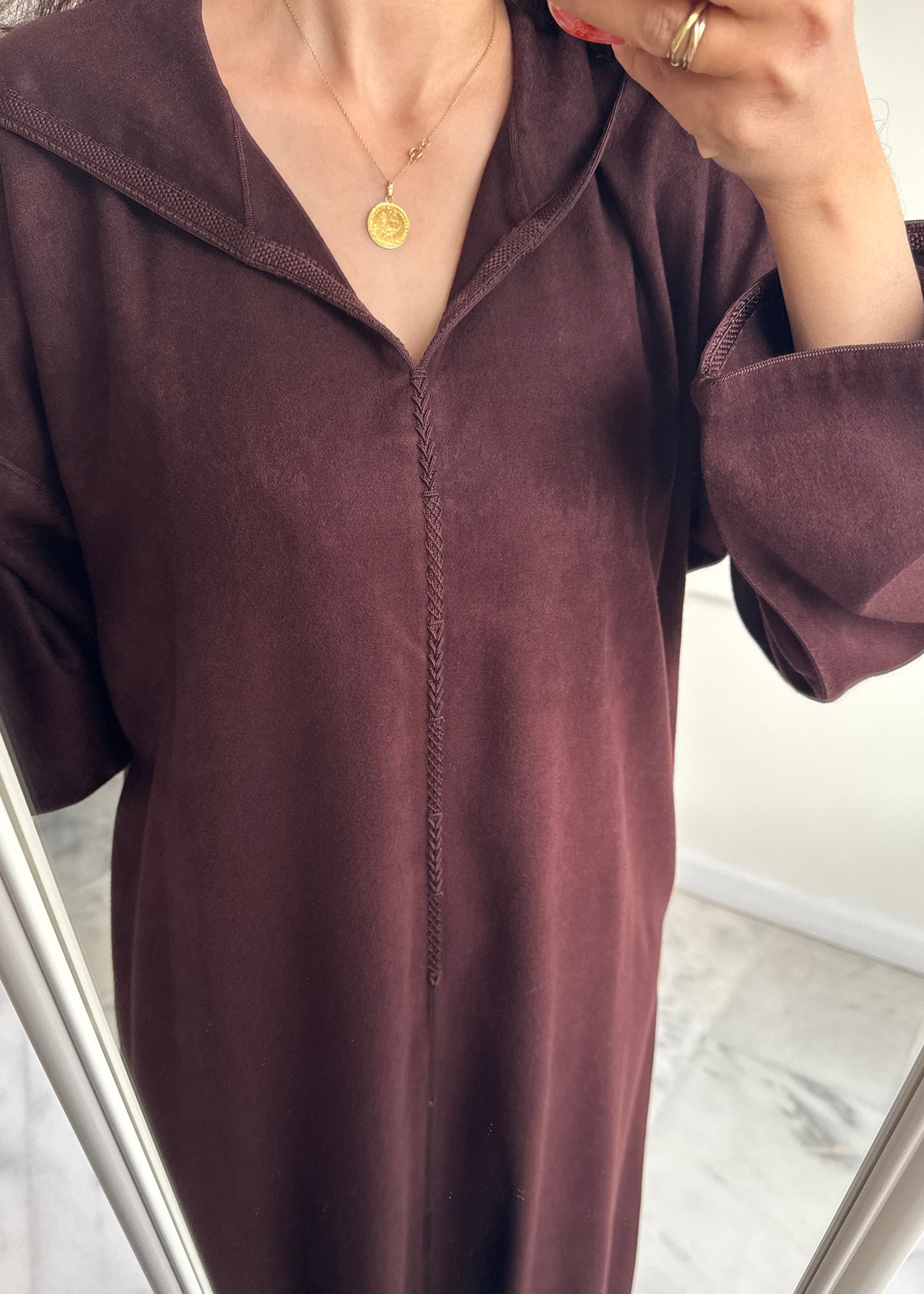 Jellaba classique en cachemire