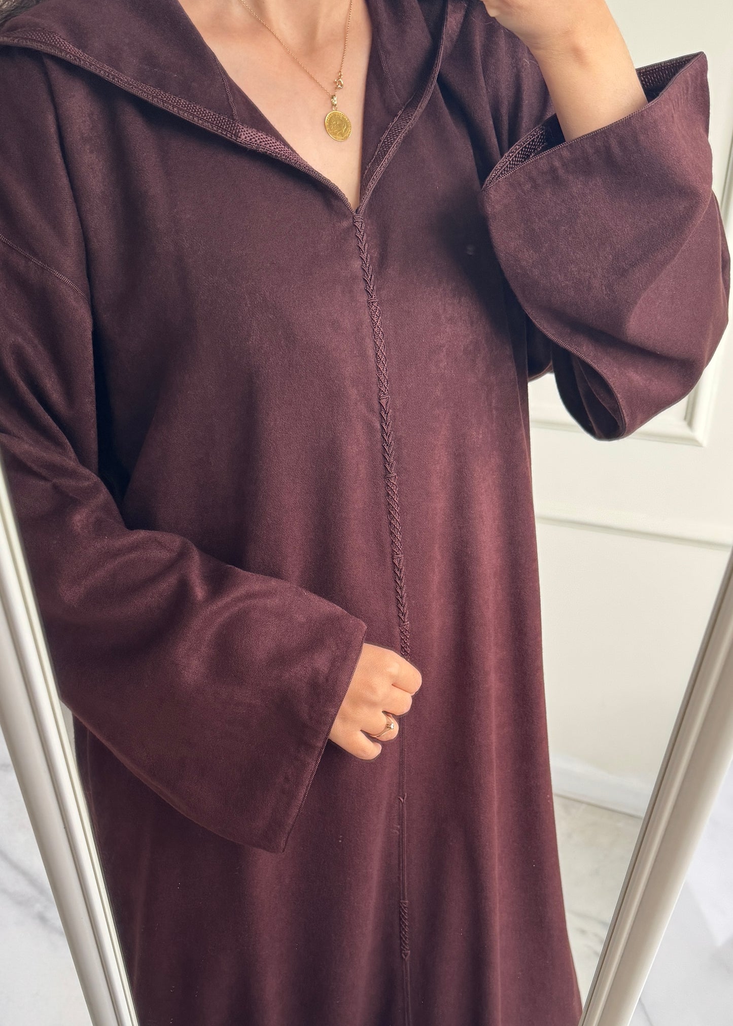 Jellaba classique en cachemire