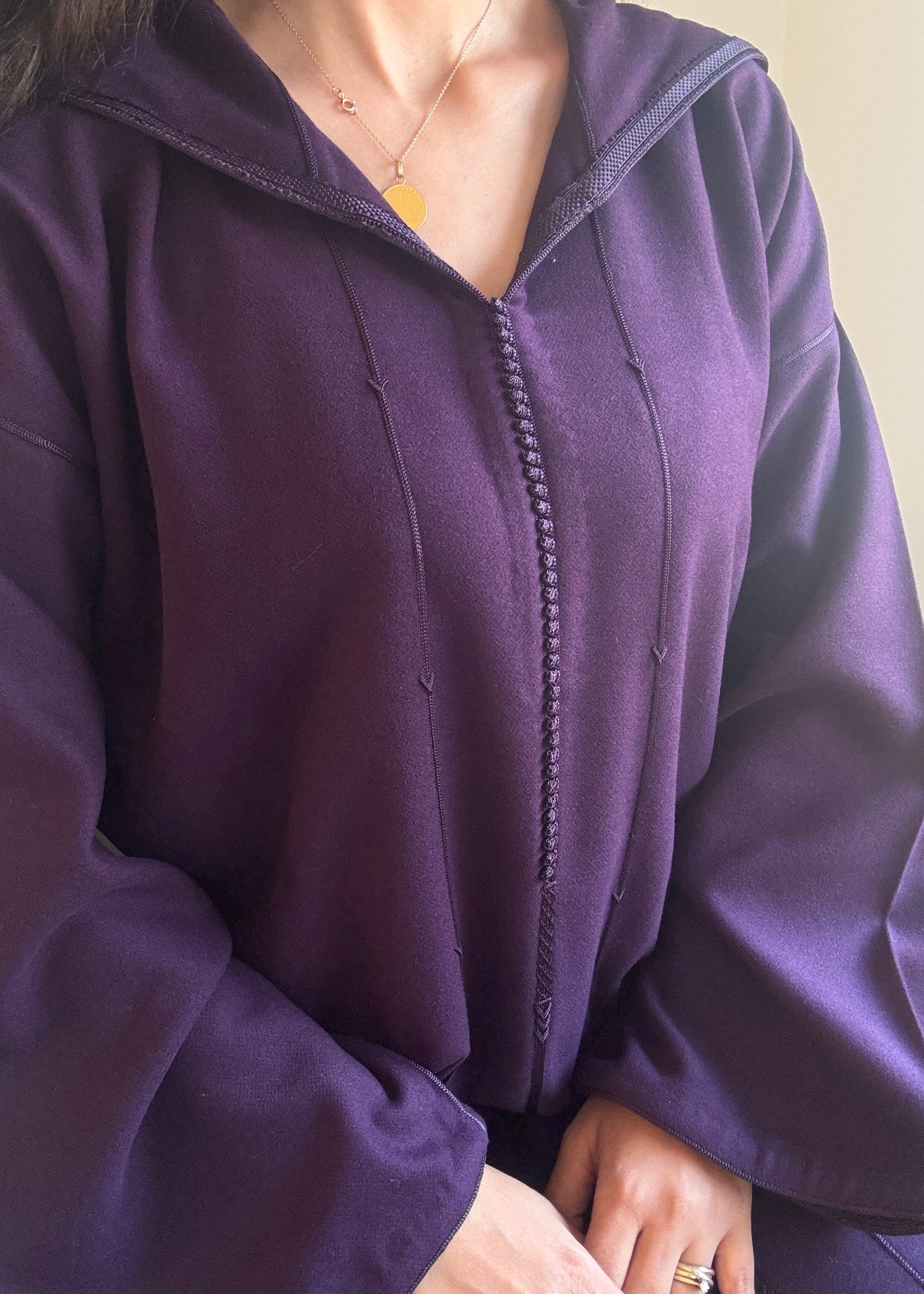 Jellaba classique en cachemire