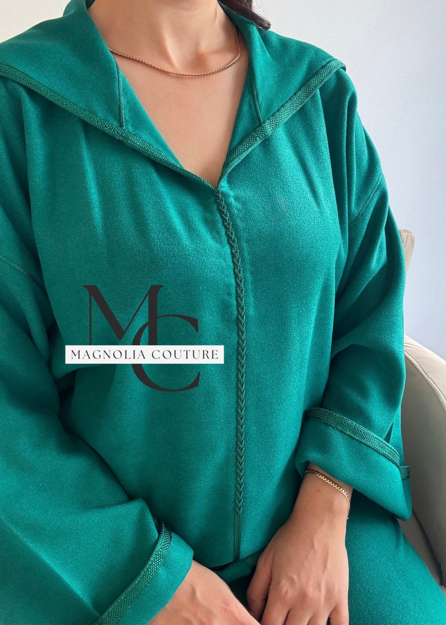 Jellaba classique en cachemire