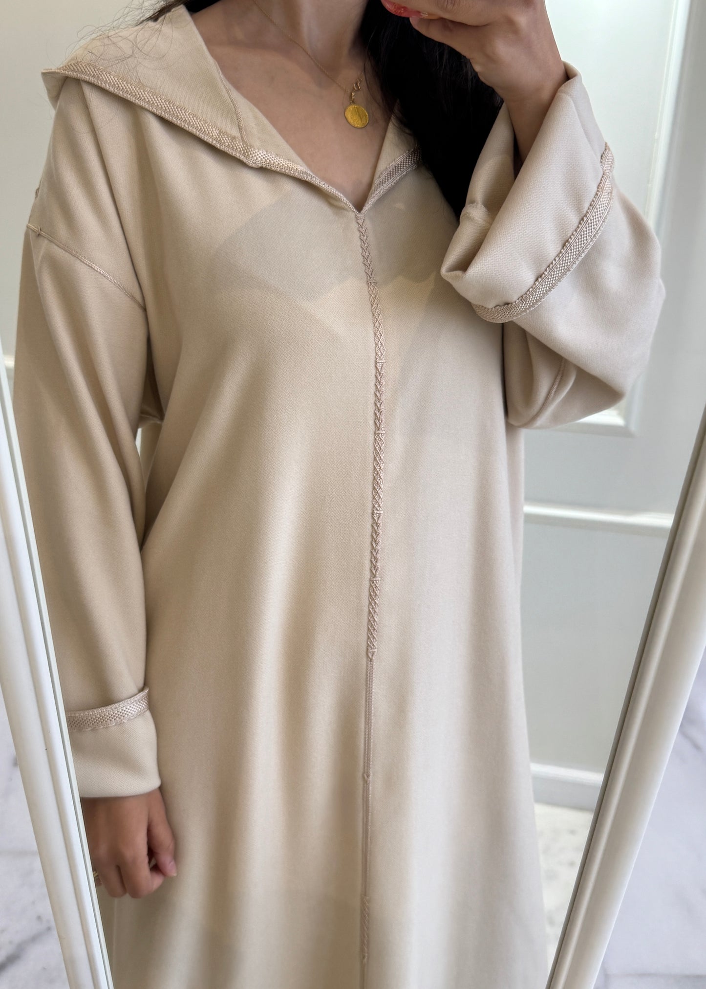 Jellaba classique en cachemire