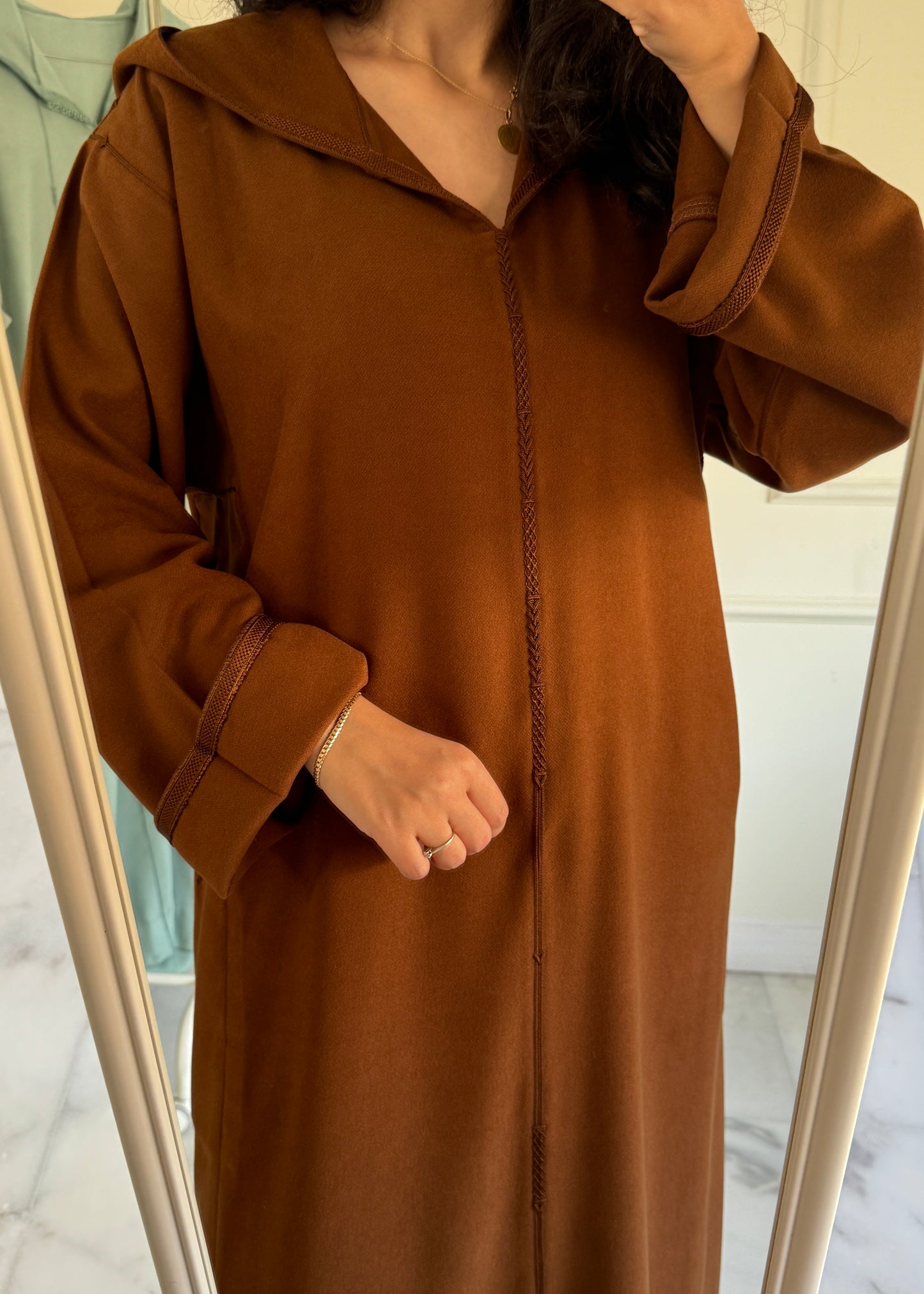 Jellaba classique en cachemire