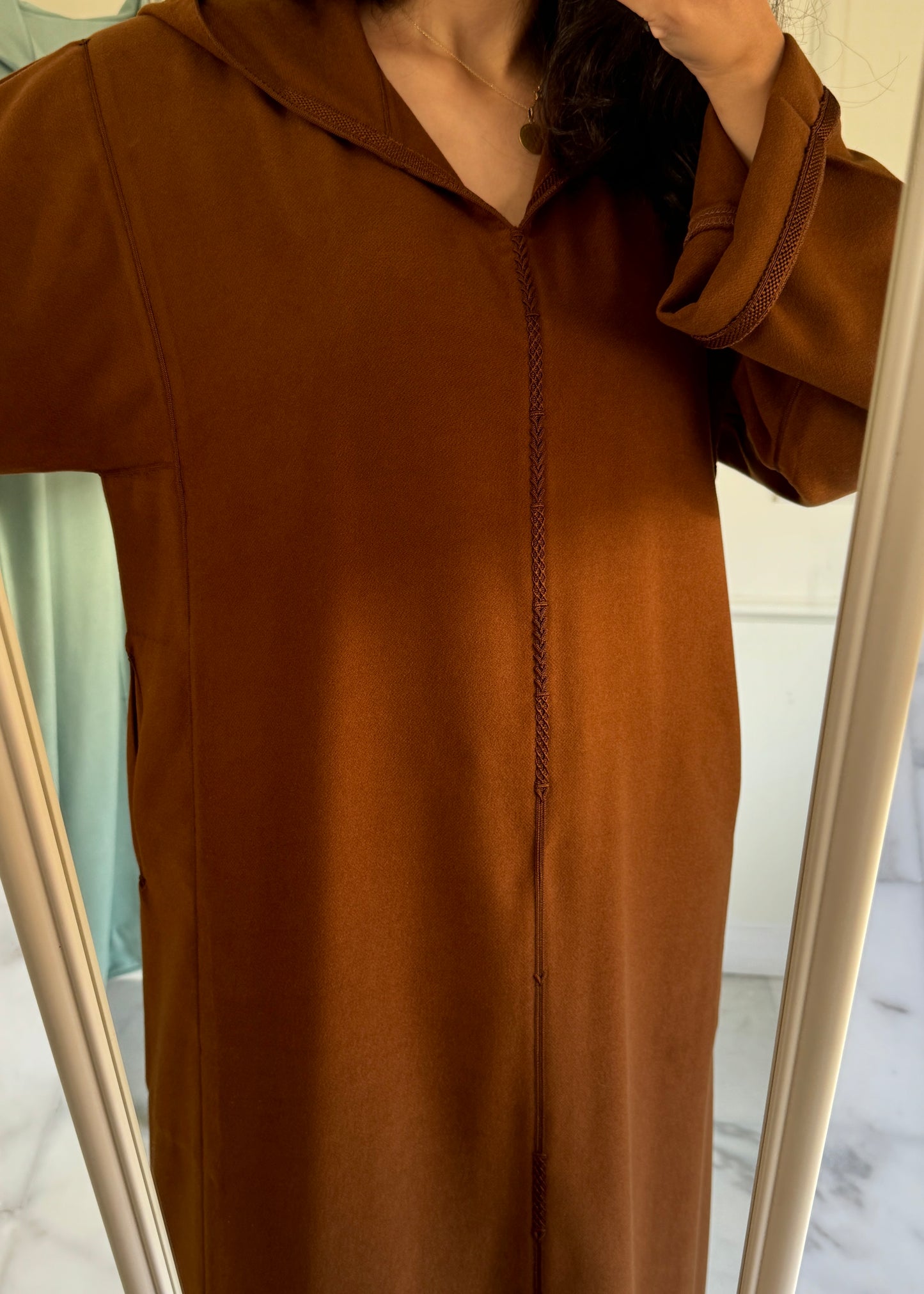 Jellaba classique en cachemire