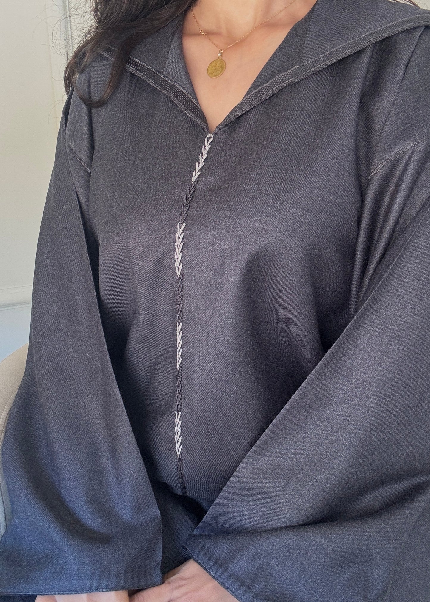 Jellaba Berchmane en Gabardine