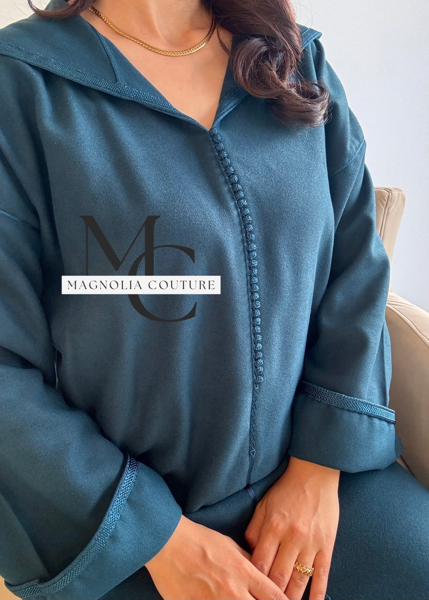 Jellaba classique en cachemire