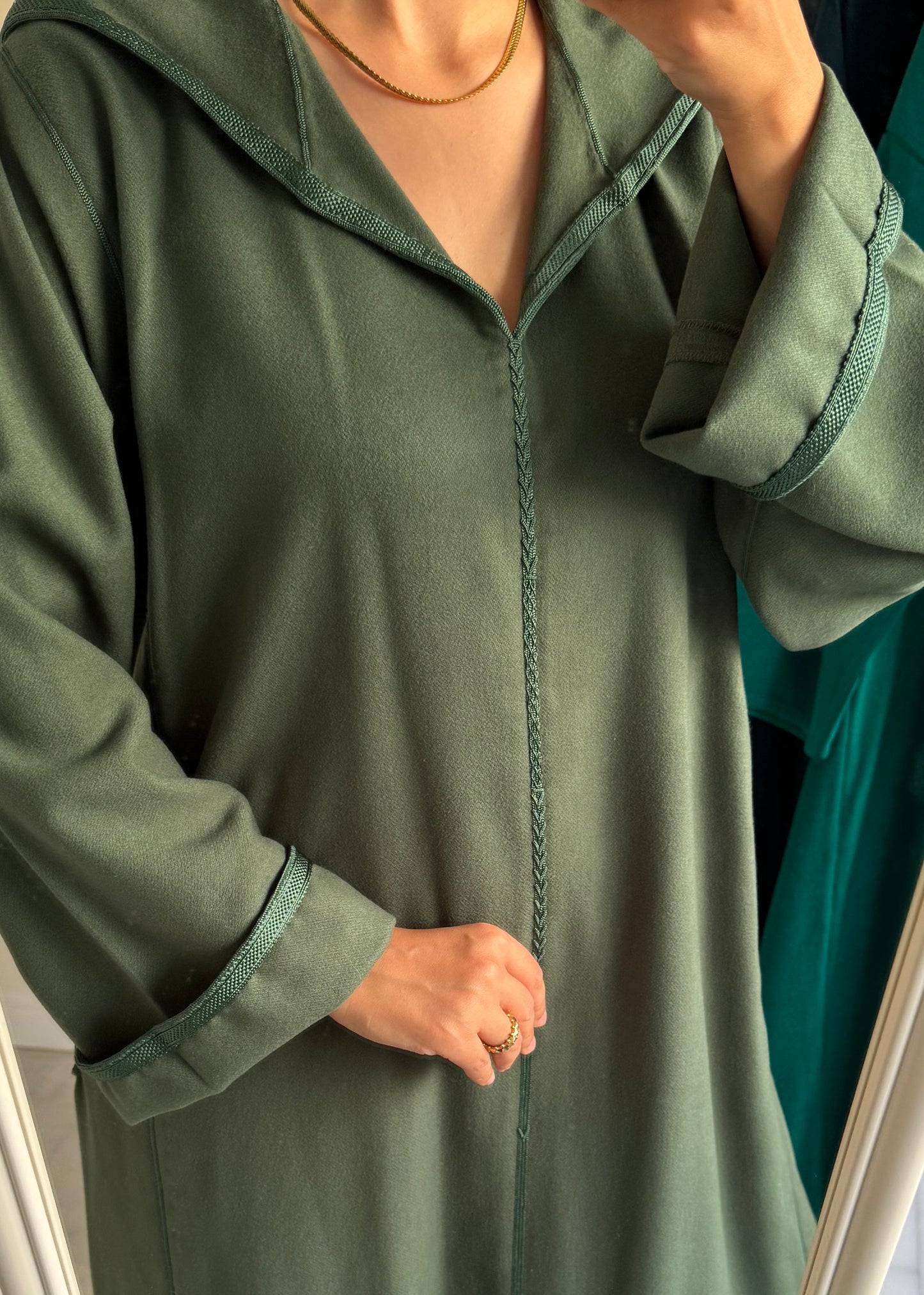 Jellaba classique en cachemire