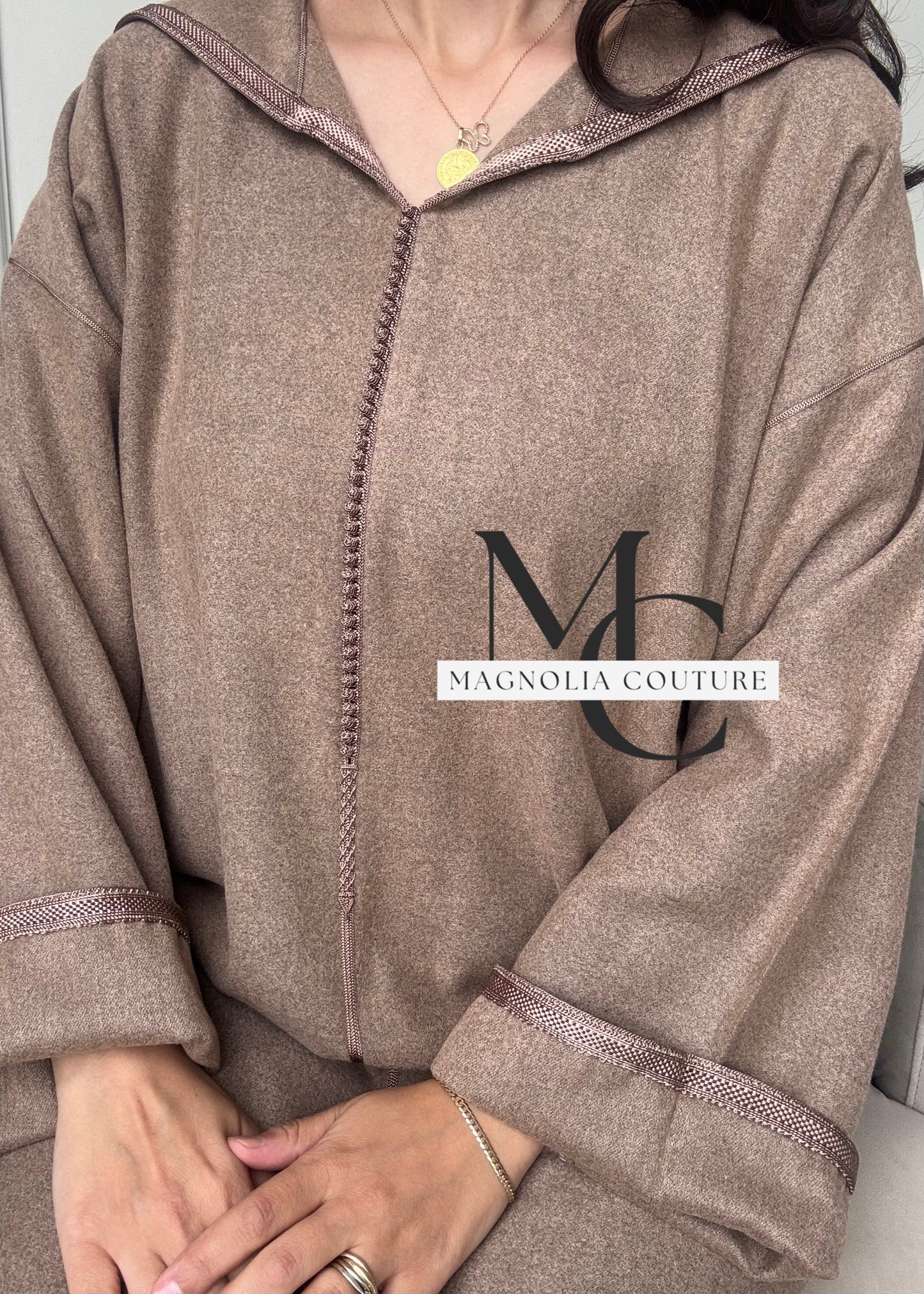 Jellaba classique en cachemire