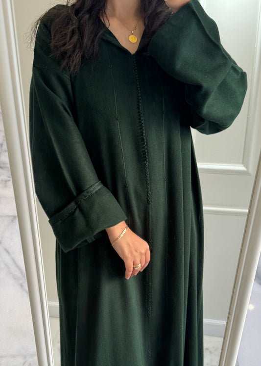 Jellaba classique en cachemire