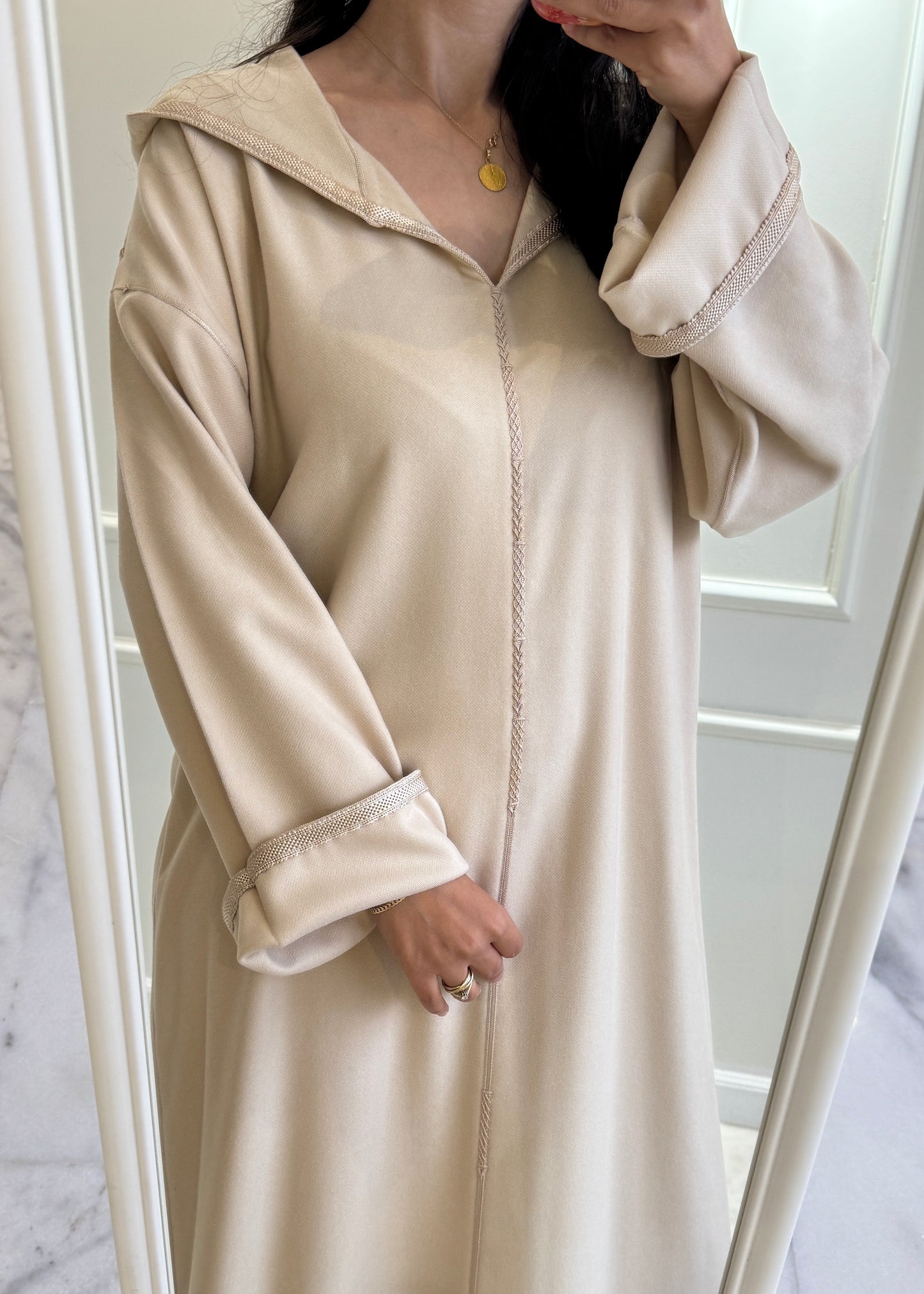 Jellaba classique en cachemire