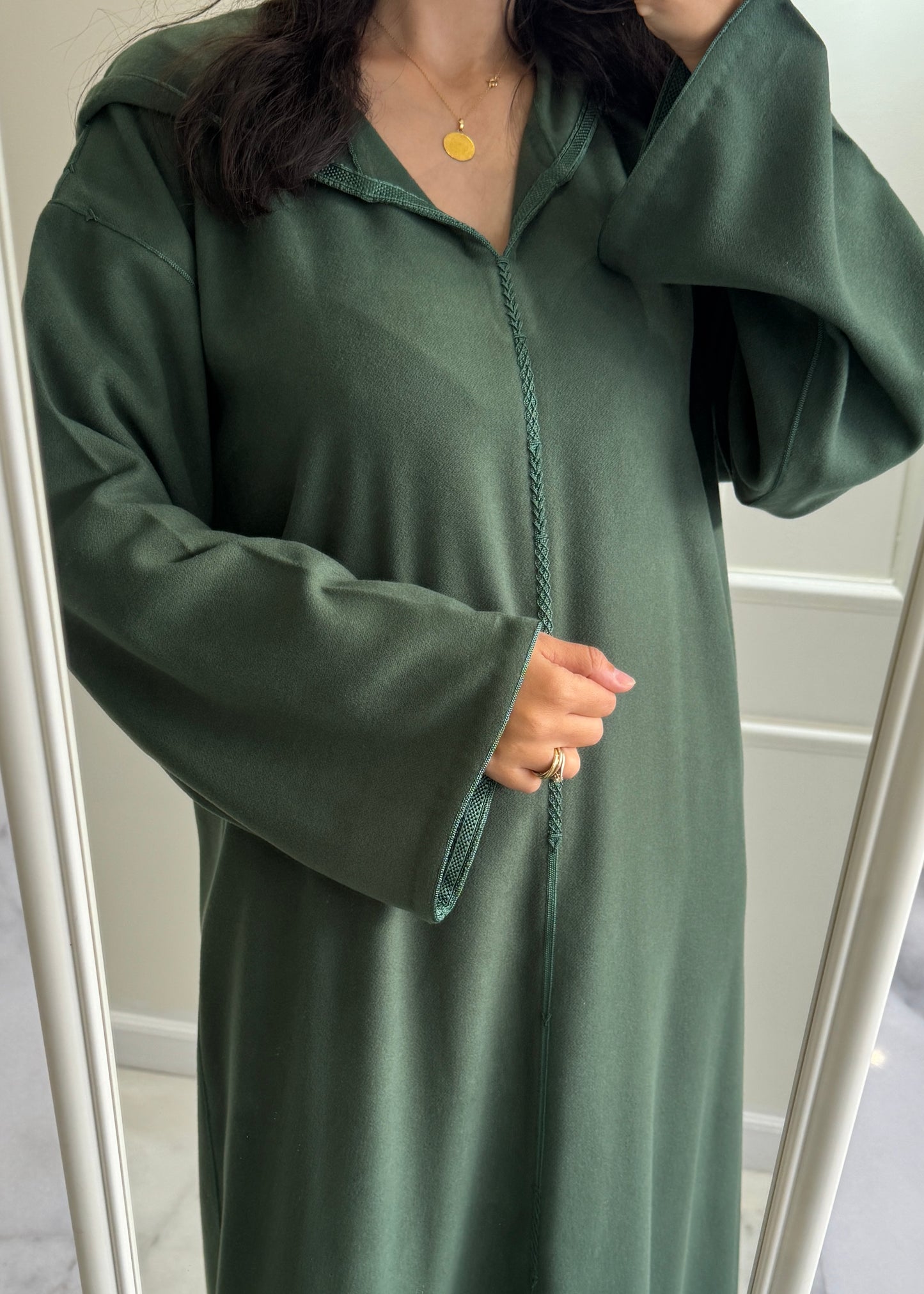 Jellaba classique en cachemire