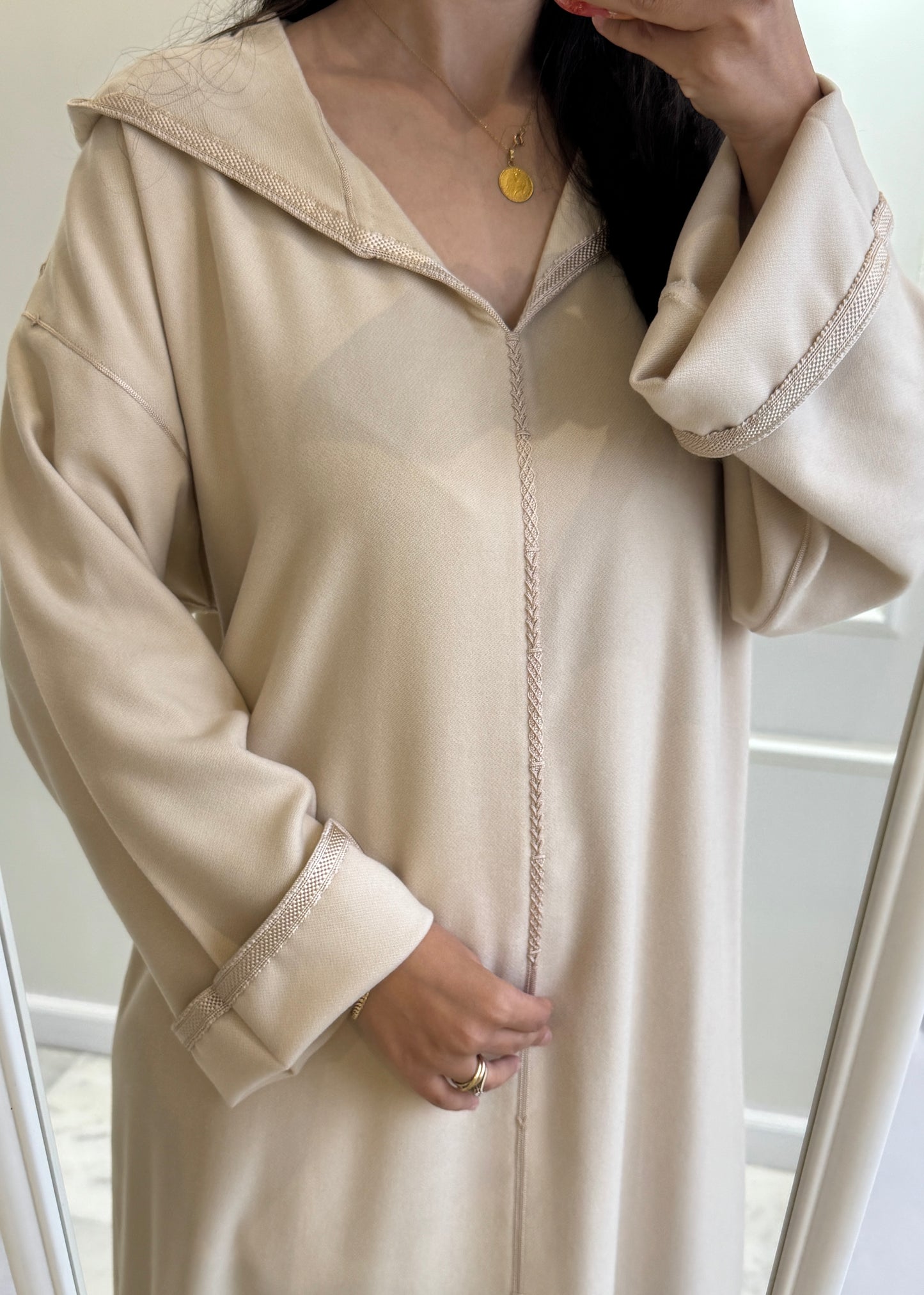 Jellaba classique en cachemire