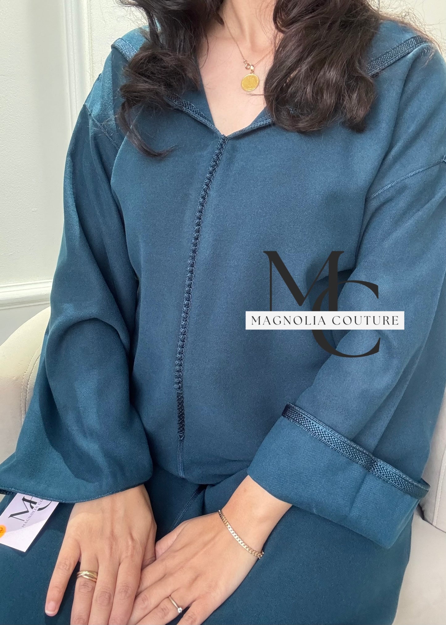 Jellaba classique en cachemire