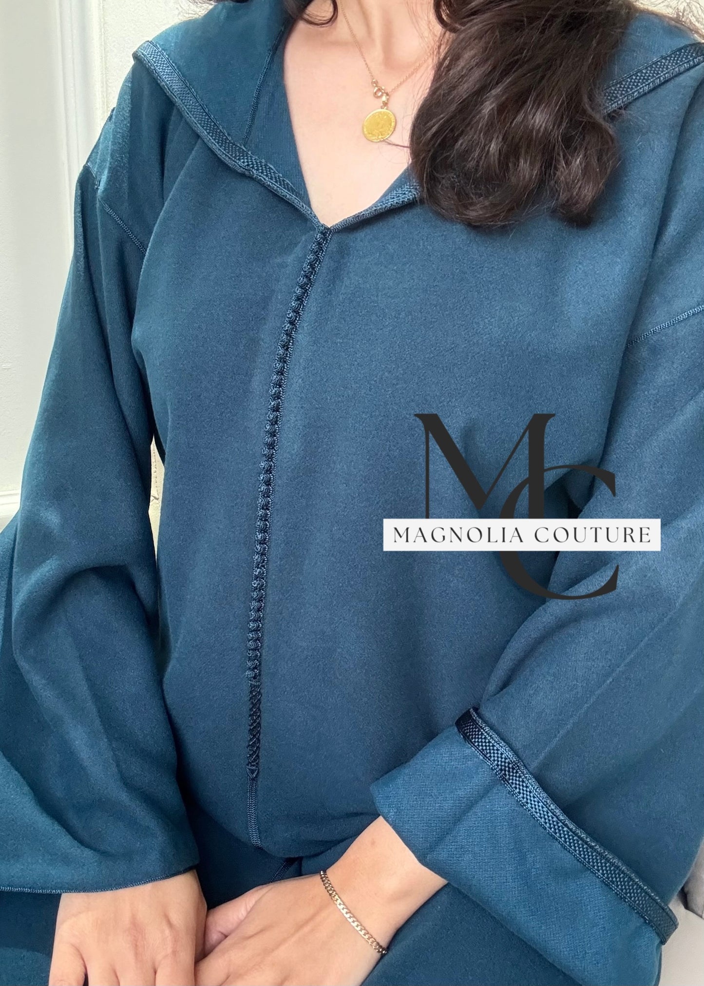 Jellaba classique en cachemire