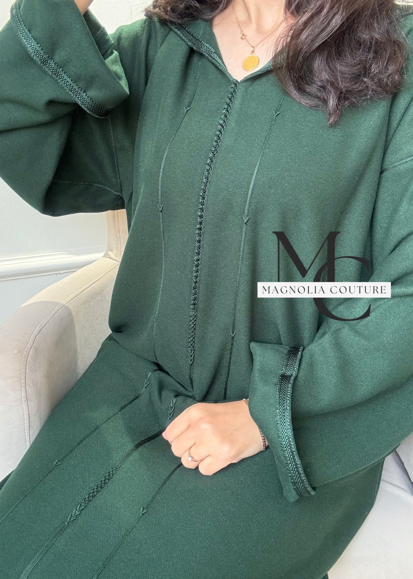 Jellaba classique en cachemire