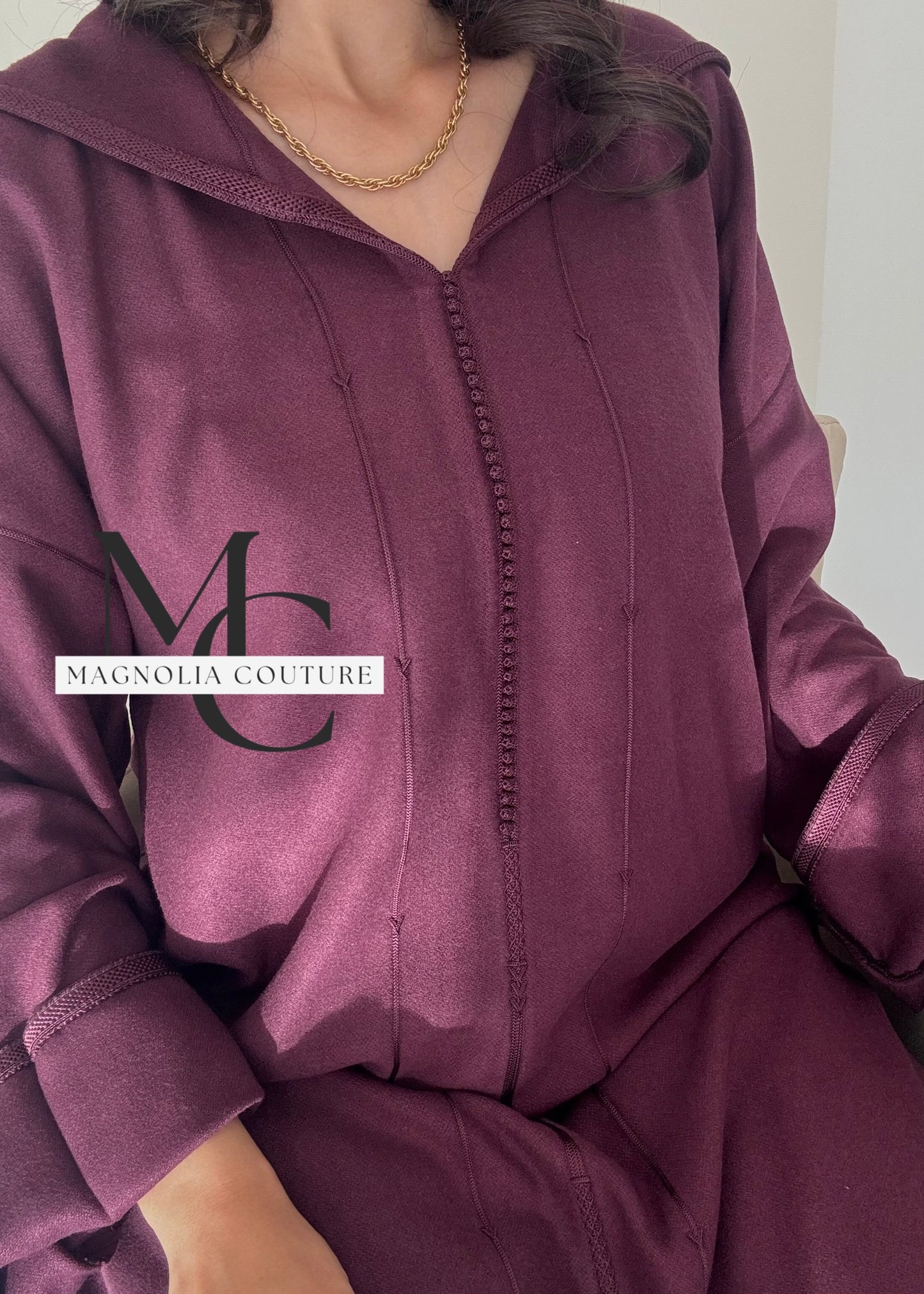 Jellaba classique en cachemire